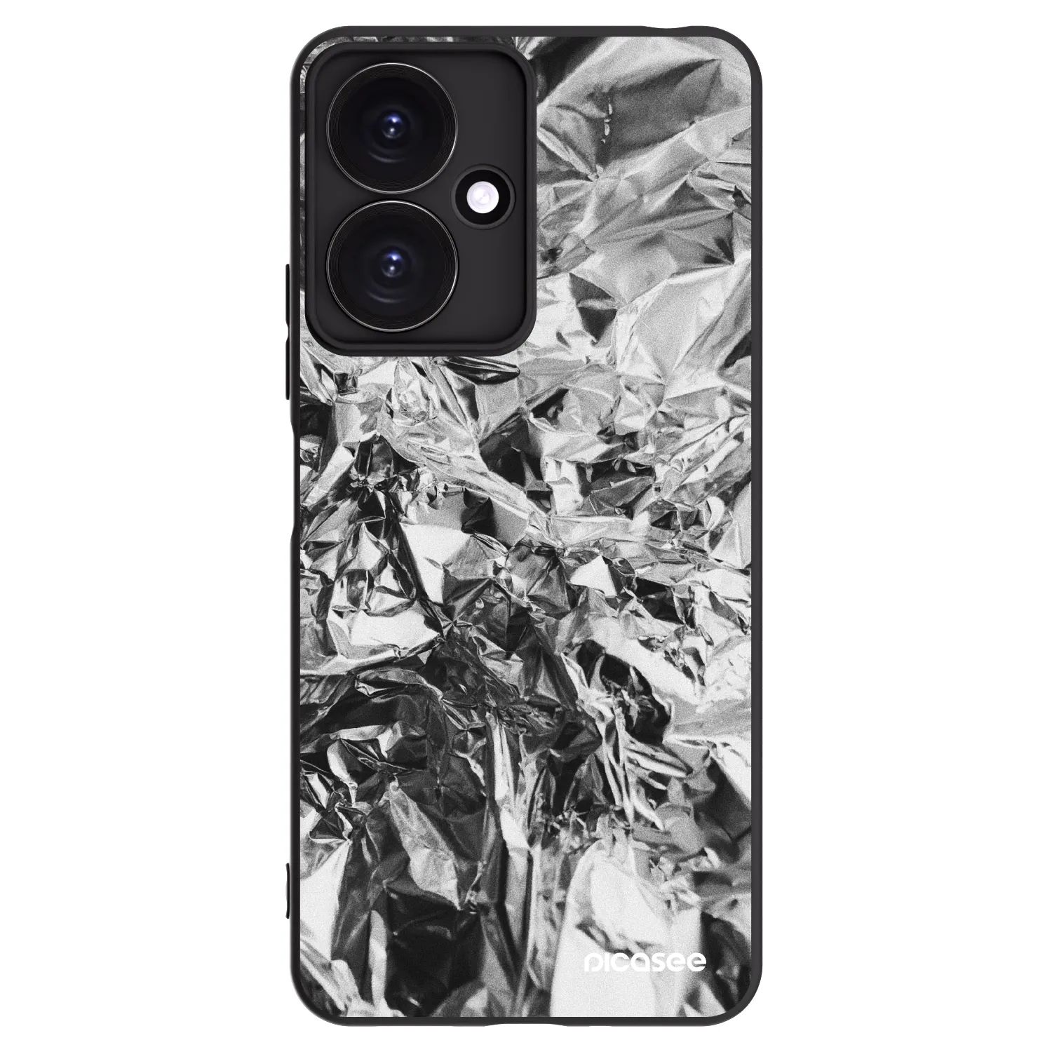 Picasee crna silikonska maskica za Xiaomi Redmi 13C 5G - Chrome