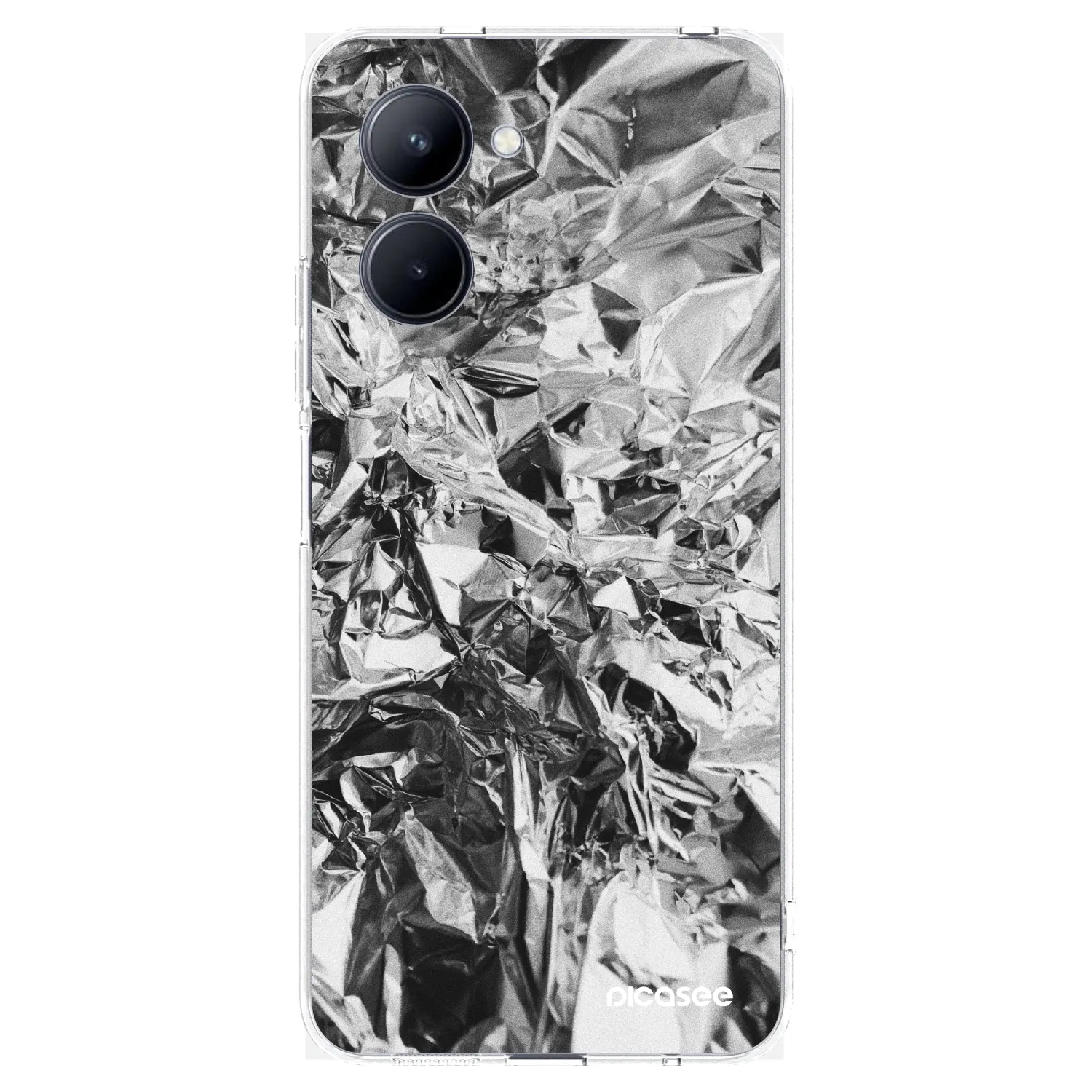 Picasee silikonska prozirna maskica za Realme C33 (2023) - Chrome