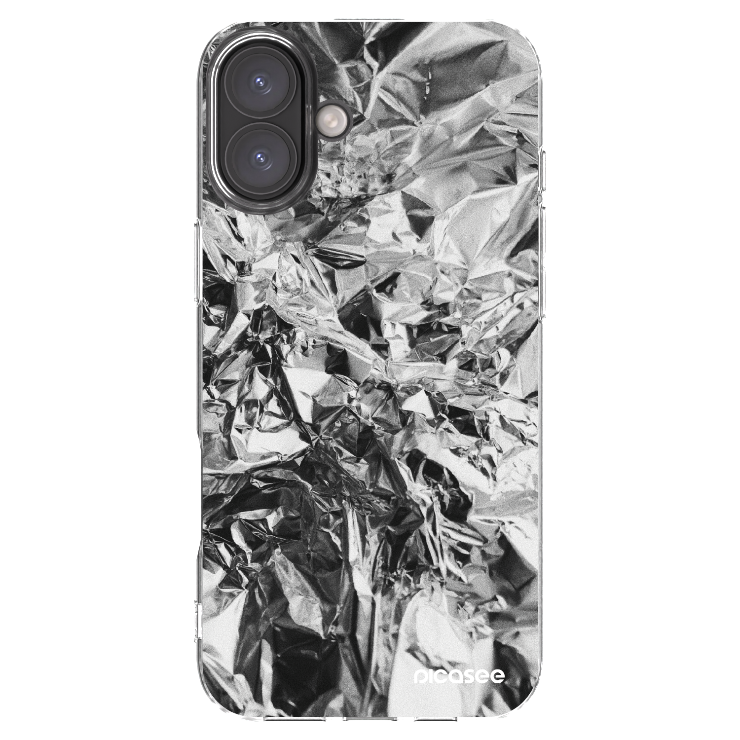 Picasee silikonska prozirna maskica za Apple iPhone 16 Plus - Chrome