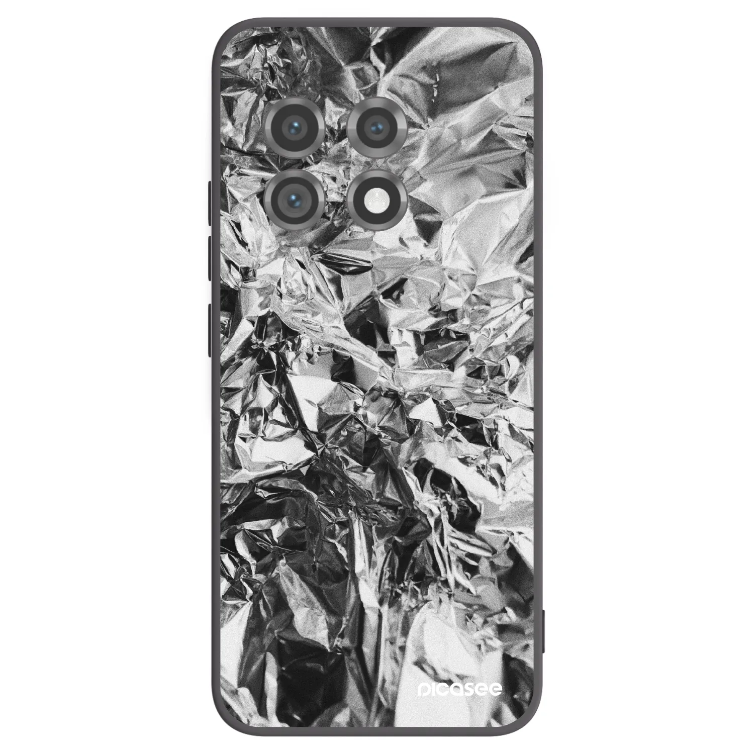 Picasee crna silikonska maskica za OnePlus 11 5G - Chrome
