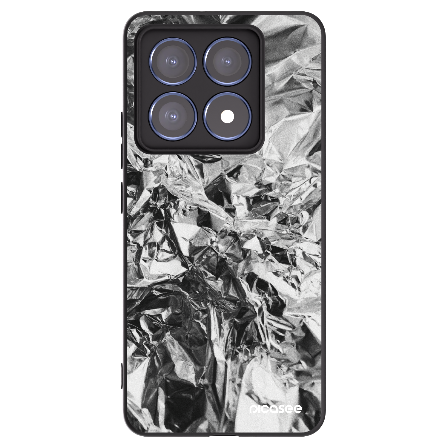 Picasee crna silikonska maskica za Xiaomi 14T Pro - Chrome