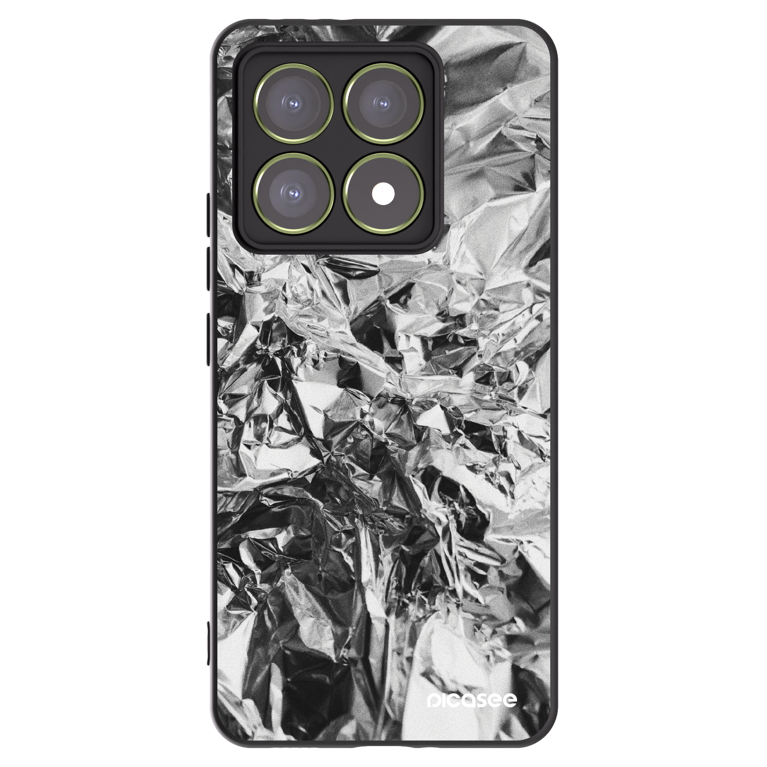 Picasee crna silikonska maskica za Xiaomi 14T - Chrome