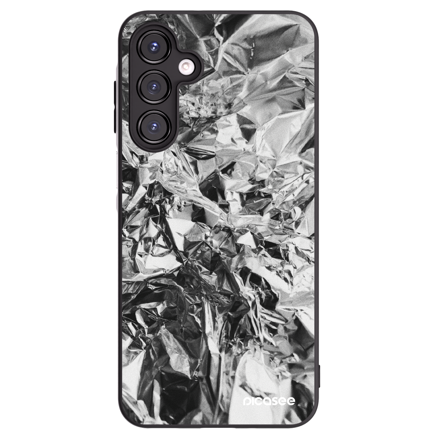 Picasee crna silikonska maskica za Samsung Galaxy A16 5G - Chrome