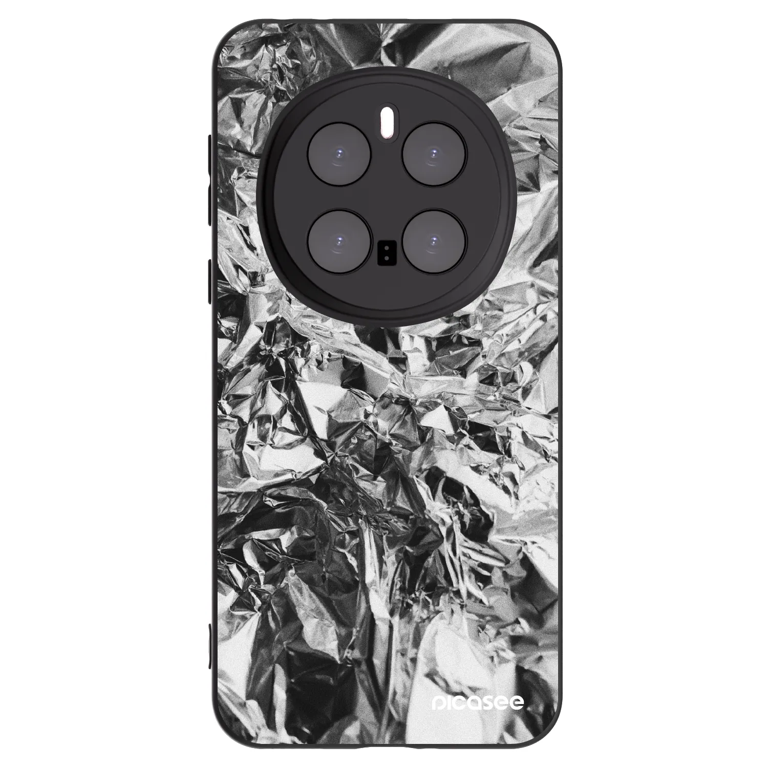 Picasee crna silikonska maskica za Honor Magic7 Pro 5G - Chrome