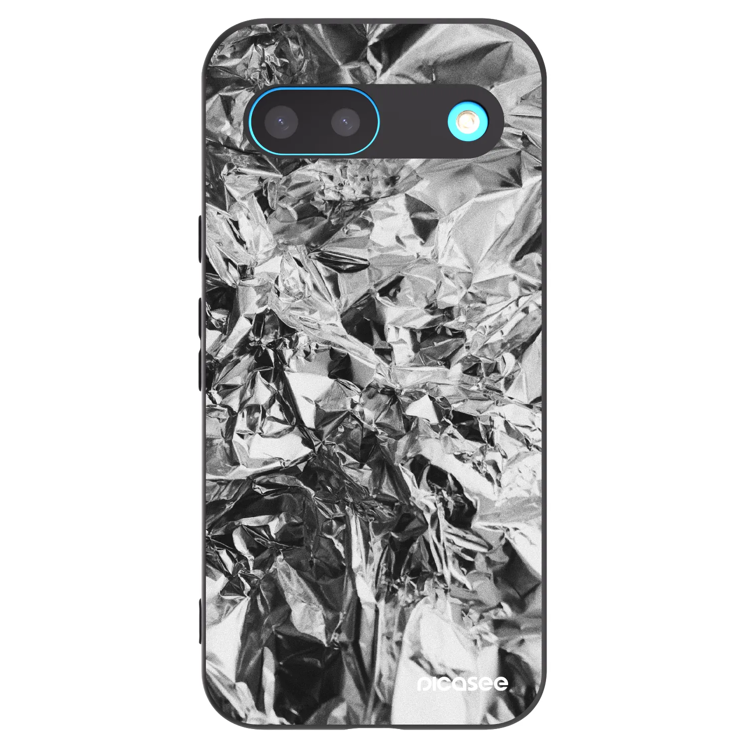 Picasee crna silikonska maskica za Google Pixel 8 - Chrome