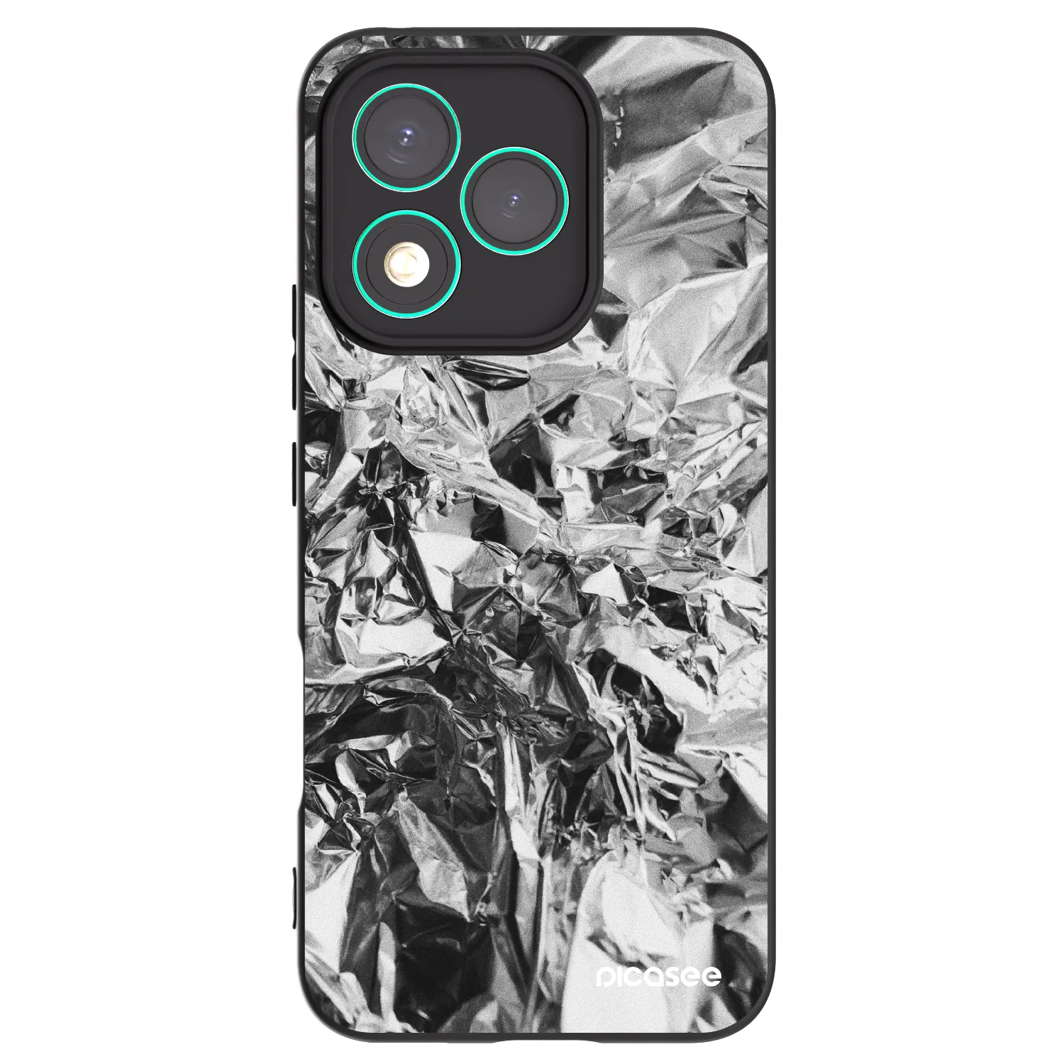 Picasee crna silikonska maskica za Honor 400 Lite 5G - Chrome