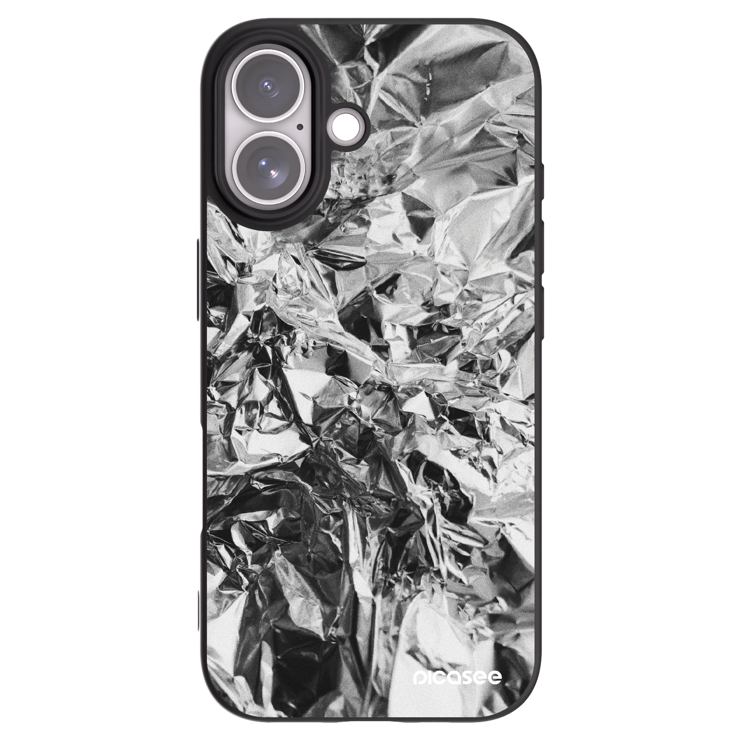 Picasee crna silikonska maskica za Apple iPhone 17 - Chrome