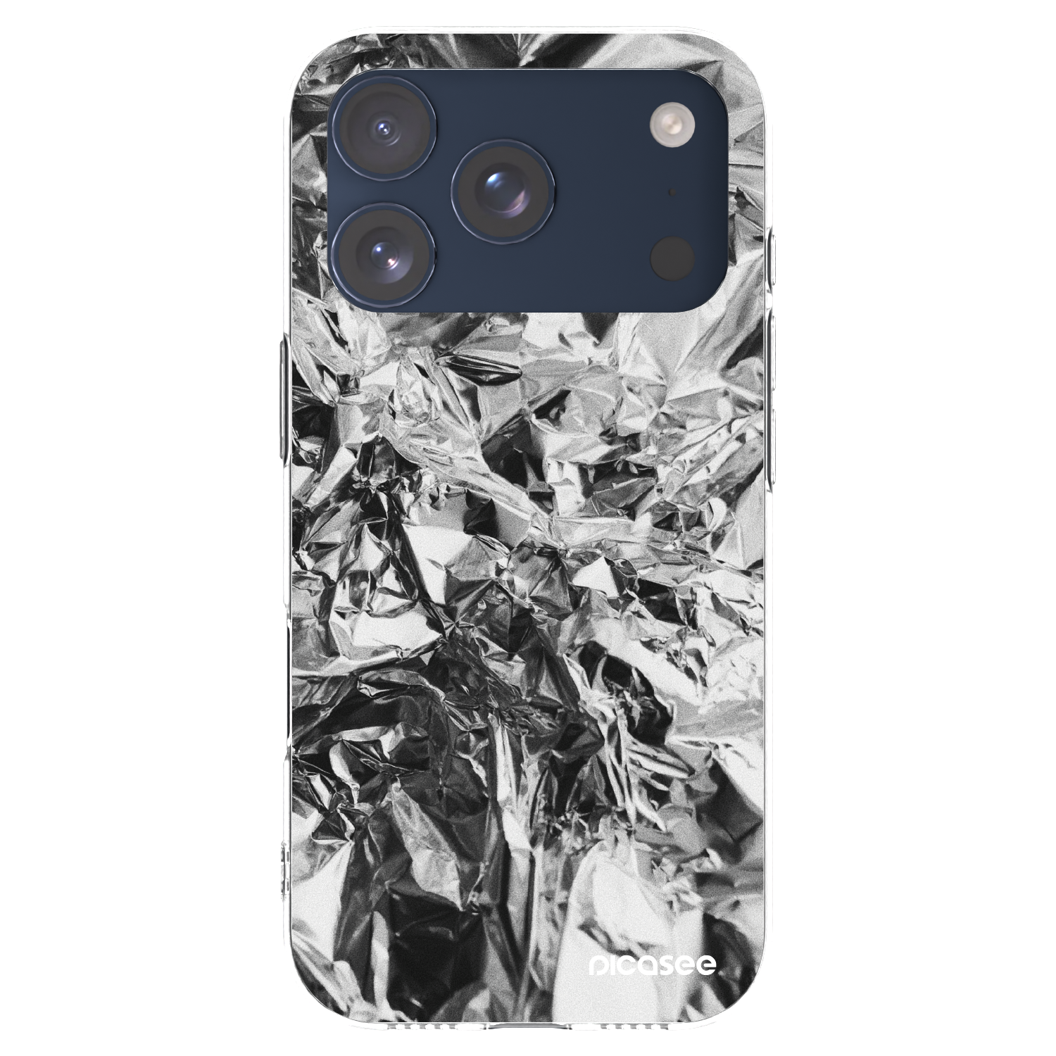 Picasee silikonska prozirna maskica za Apple iPhone 17 Pro - Chrome
