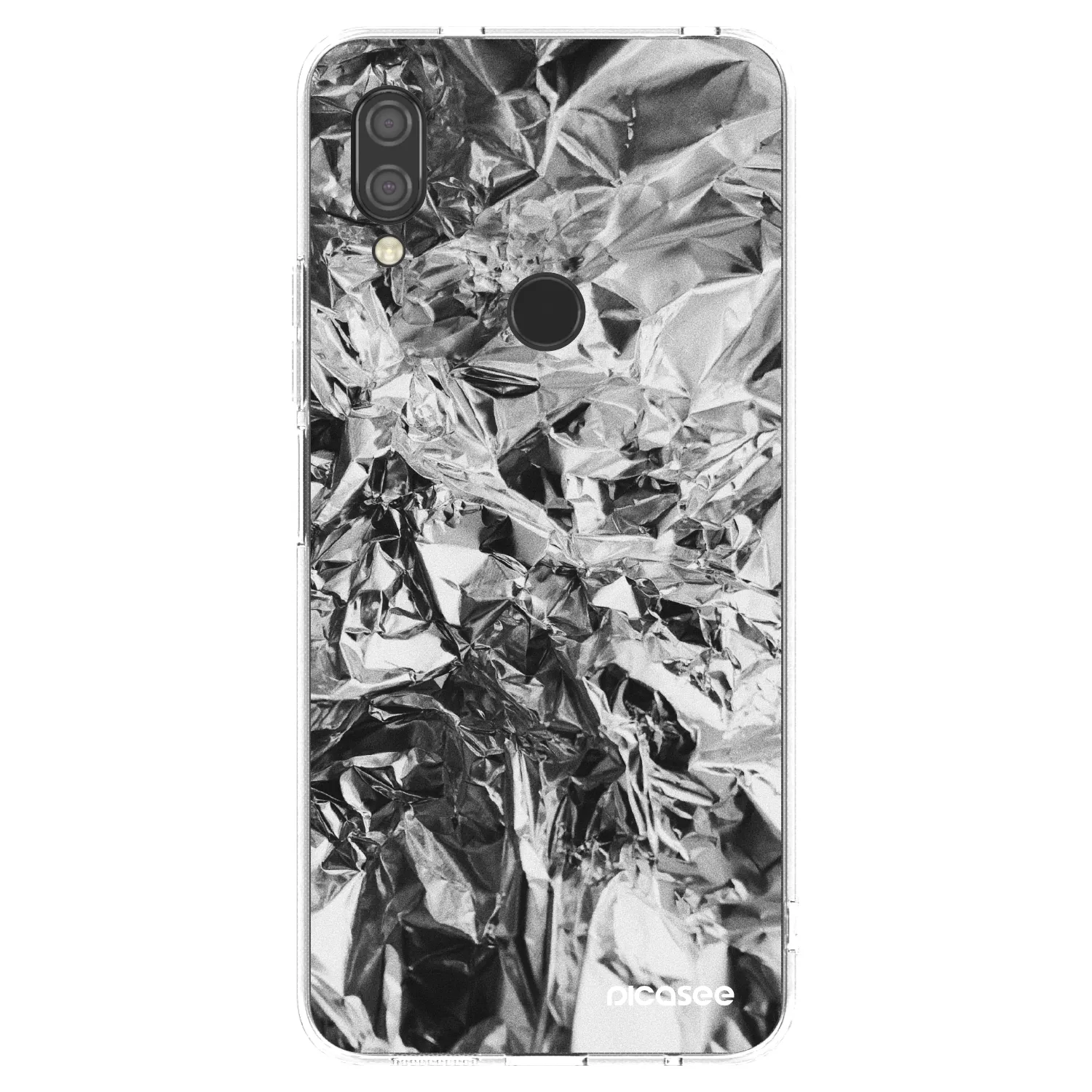 Picasee silikonska prozirna maskica za Xiaomi Redmi 7 - Chrome