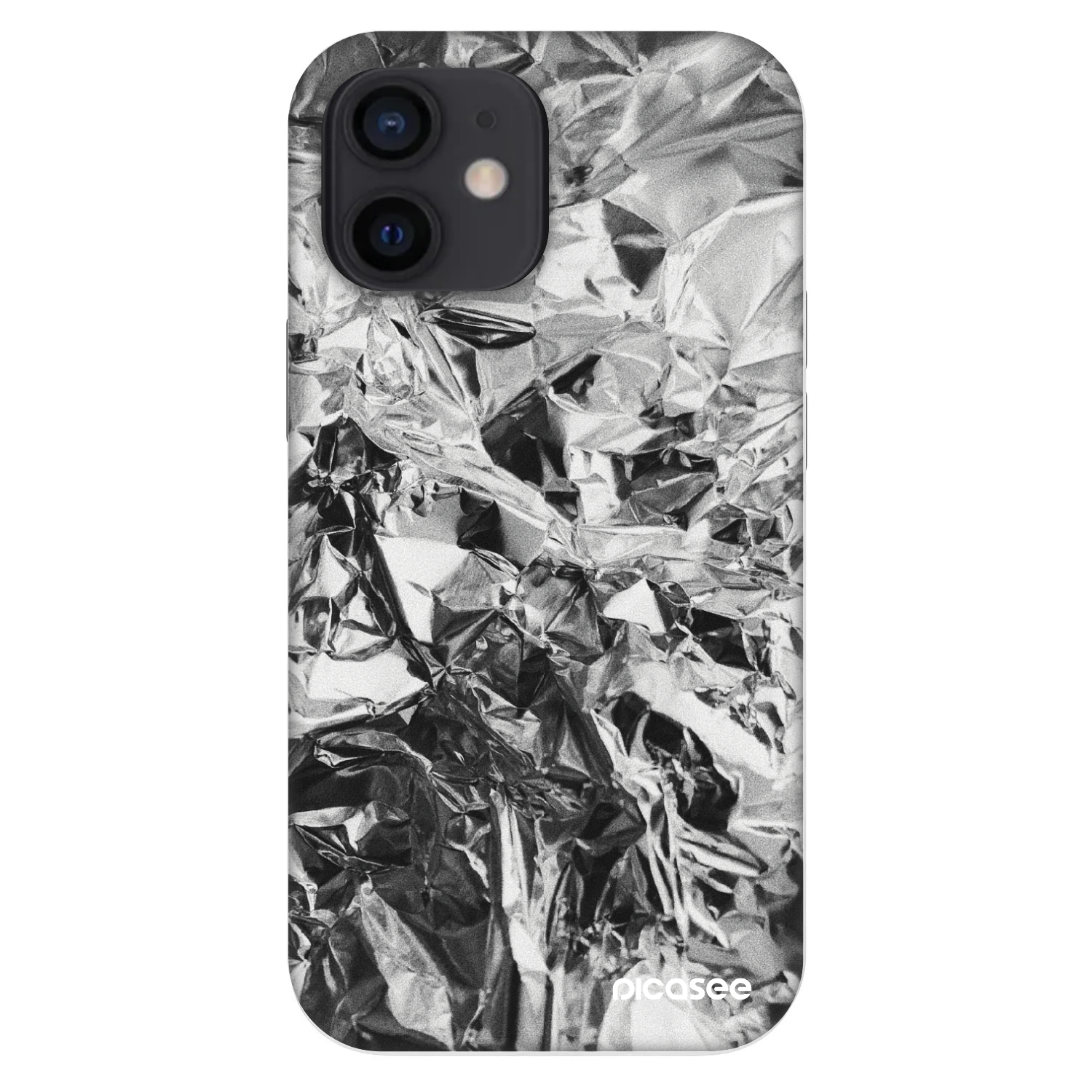 Picasee Fashion Case za Apple iPhone 12 mini - Chrome