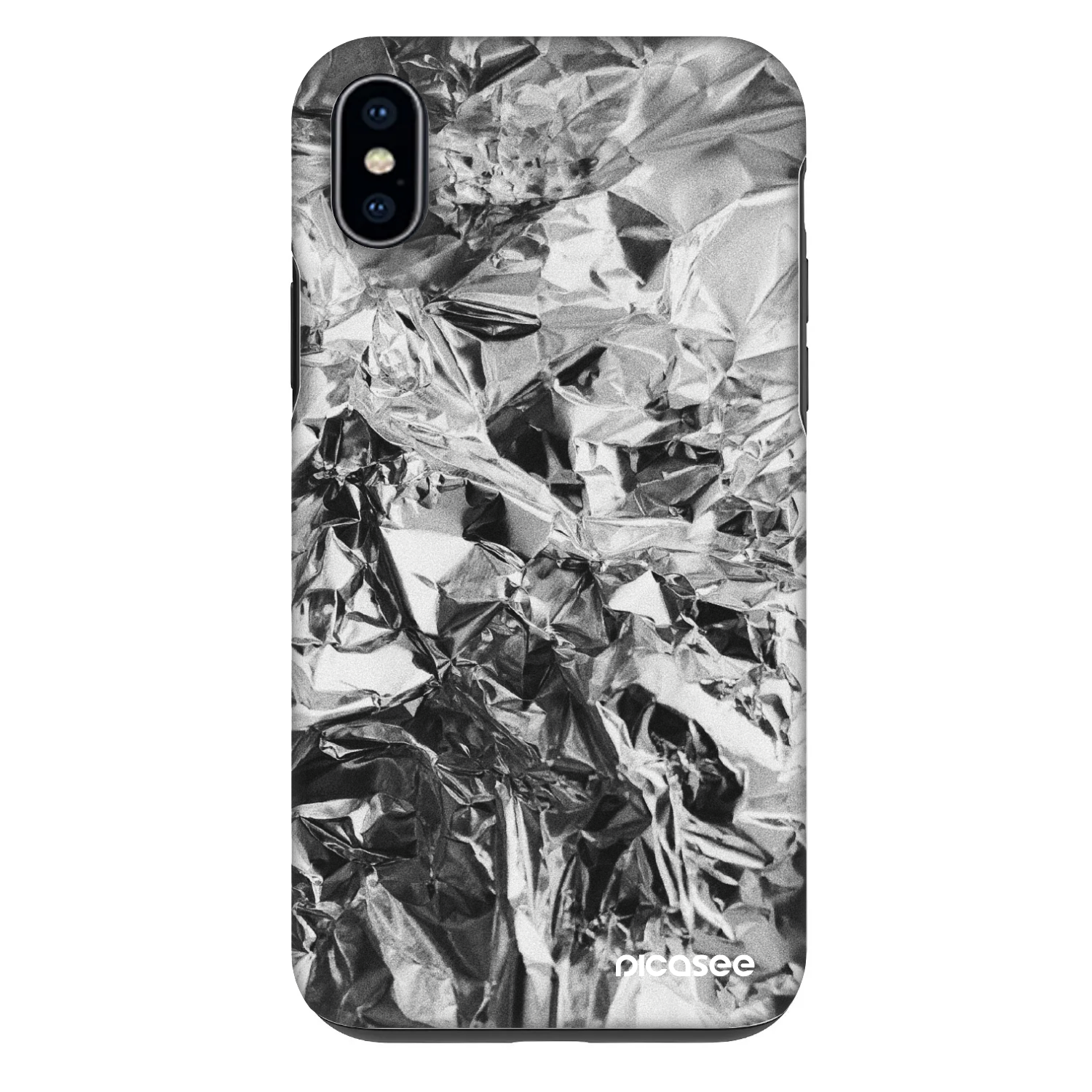 Picasee Fashion Case za Apple iPhone XS Max - Chrome