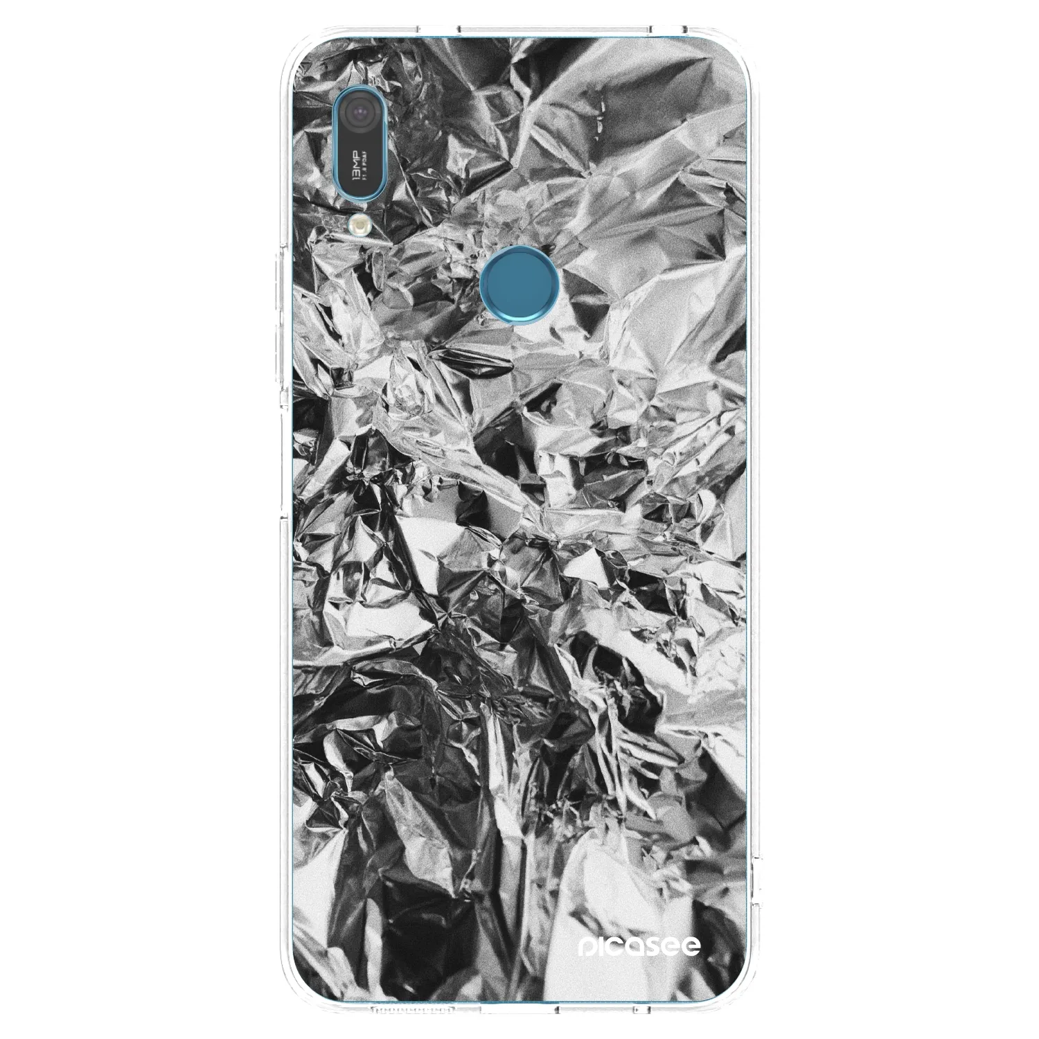 Picasee silikonska prozirna maskica za Huawei Y6 2019 - Chrome