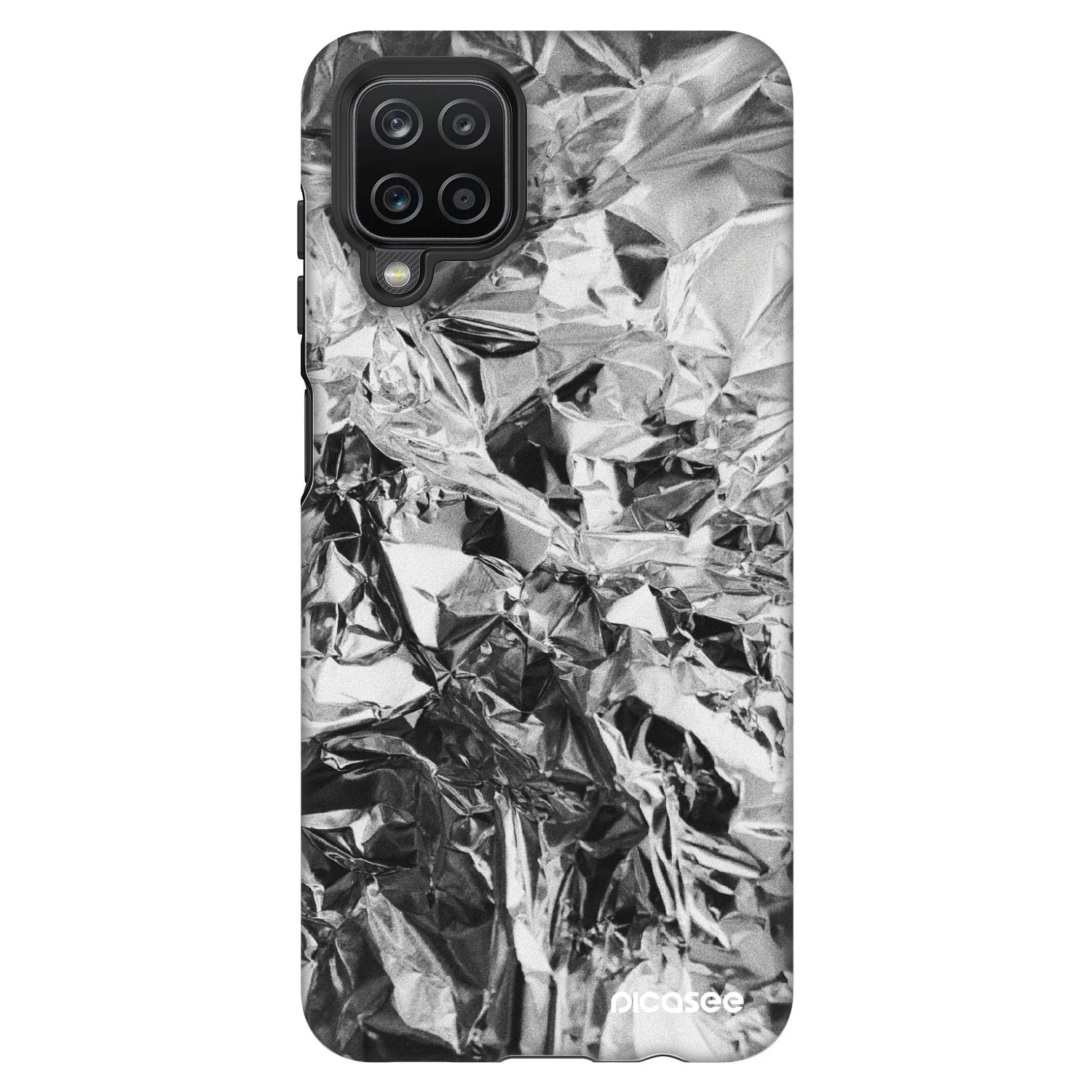 Picasee Fashion Case za Samsung Galaxy A12 A125F - Chrome