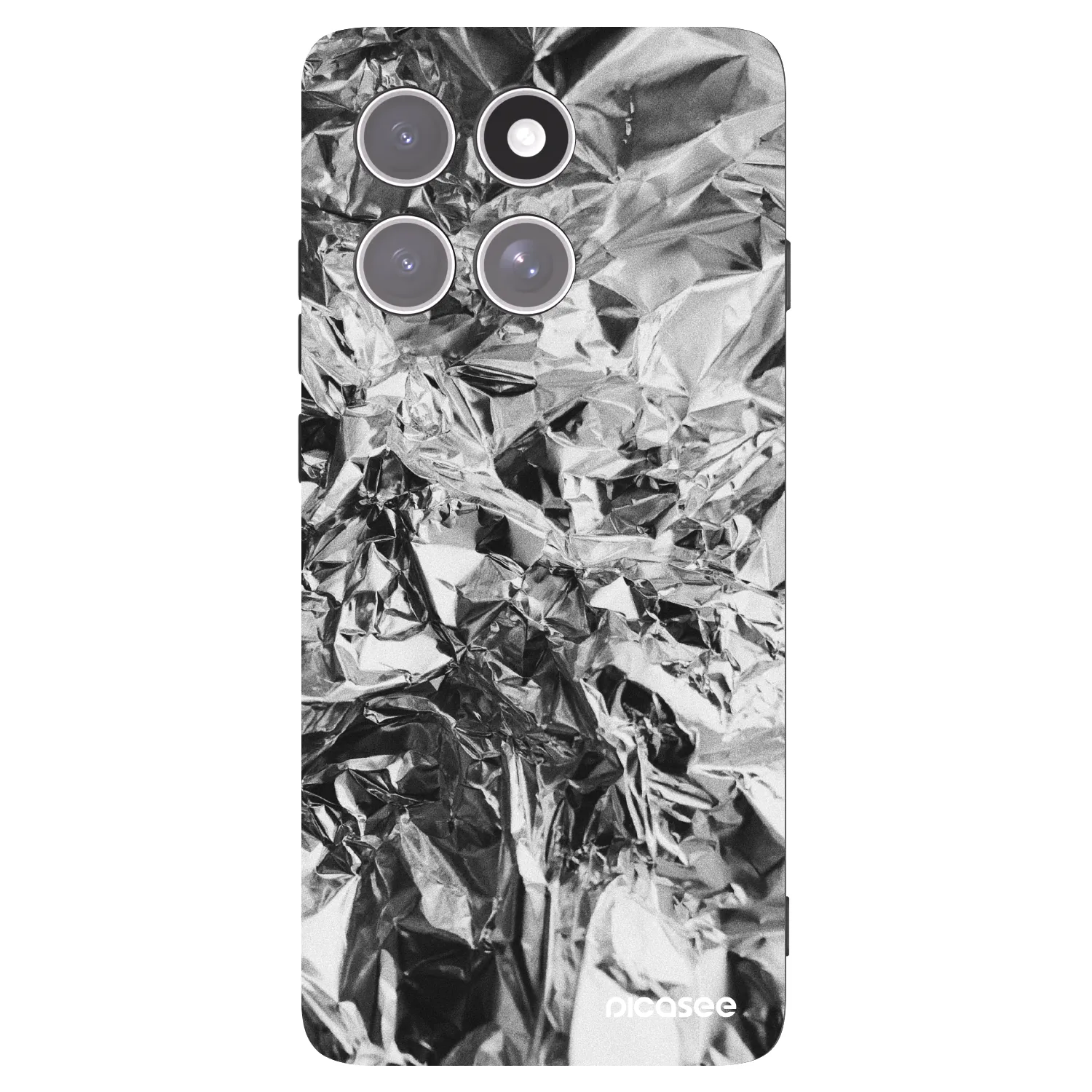 Picasee crna silikonska maskica za Motorola Edge 60 Pro - Chrome