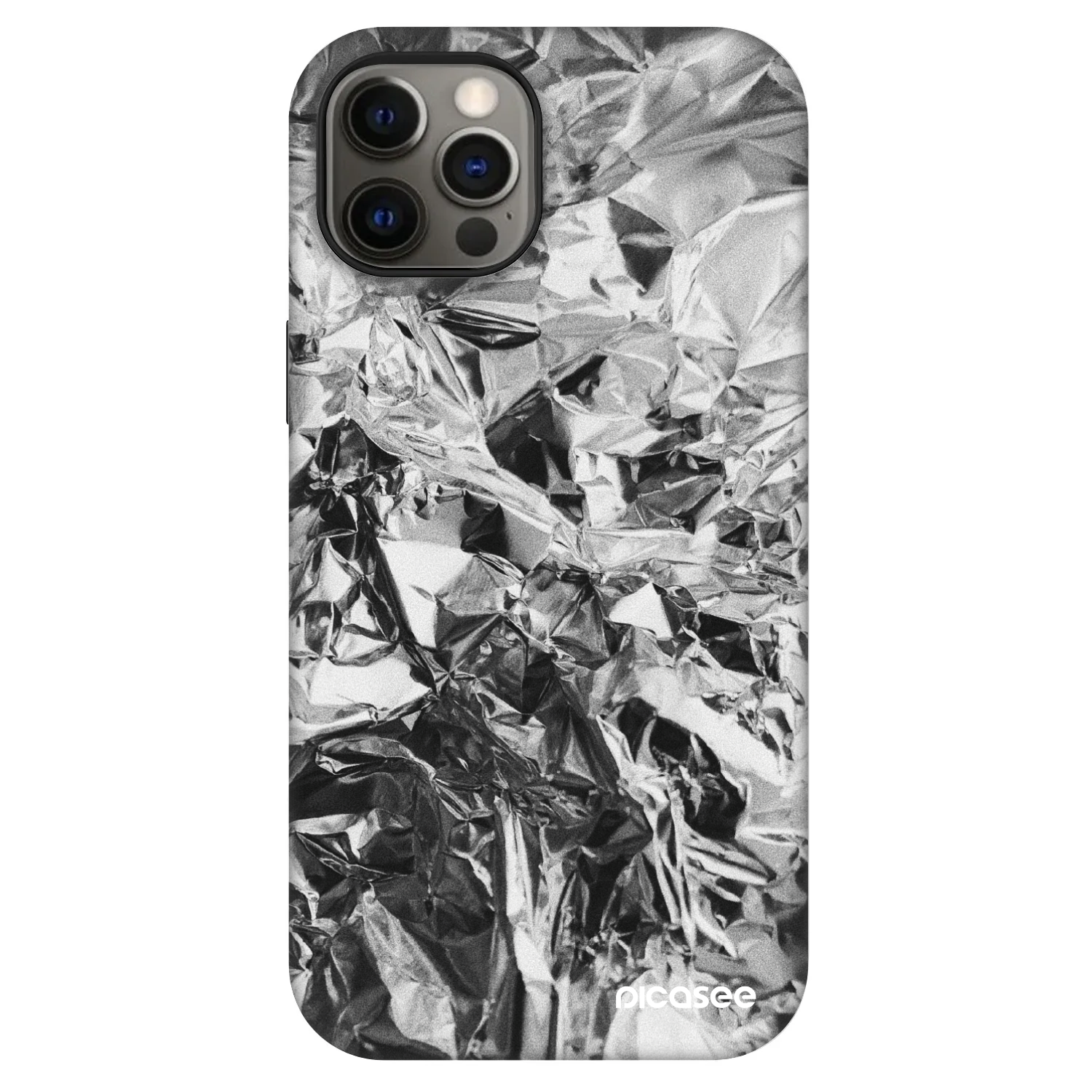 Picasee Fashion Case MagSafe za Apple iPhone 12 - Chrome