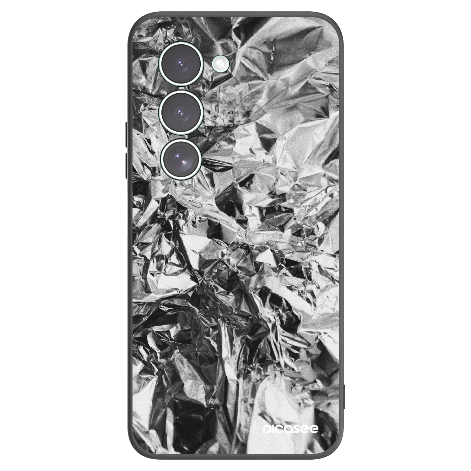 Picasee crna silikonska maskica za Xiaomi Redmi 15 5G - Chrome