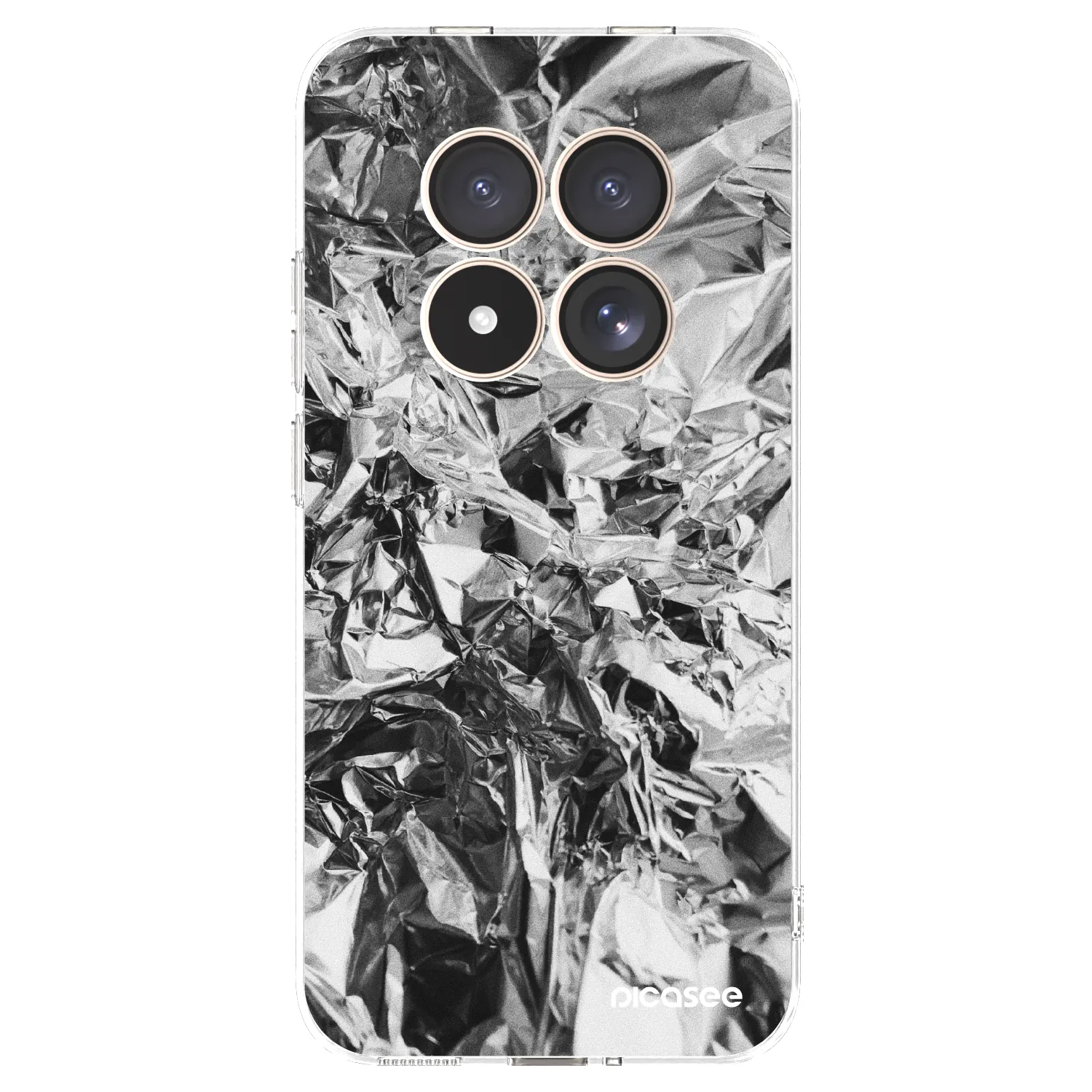 Picasee silikonska prozirna maskica za Xiaomi Redmi Note 15 Pro 4G - Chrome