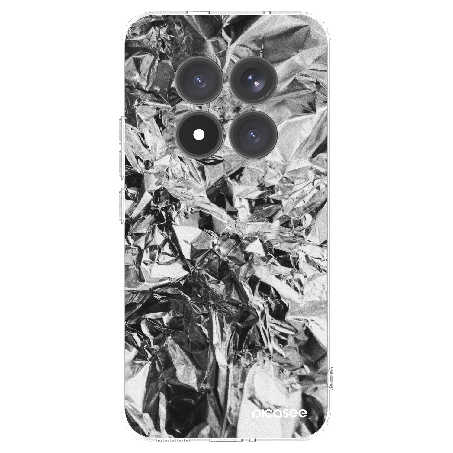 Picasee silikonska prozirna maskica za Xiaomi Redmi Note 15 Pro+ - Chrome