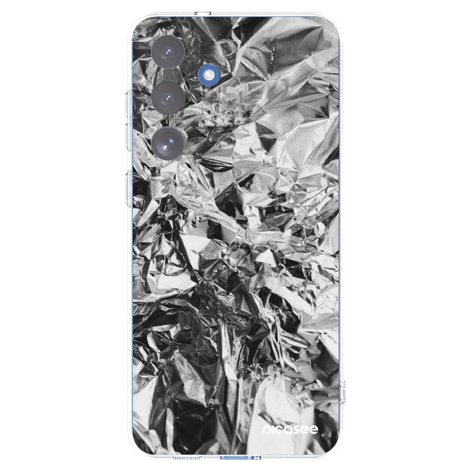Picasee silikonska prozirna maskica za Samsung Galaxy S25 FE 5G - Chrome