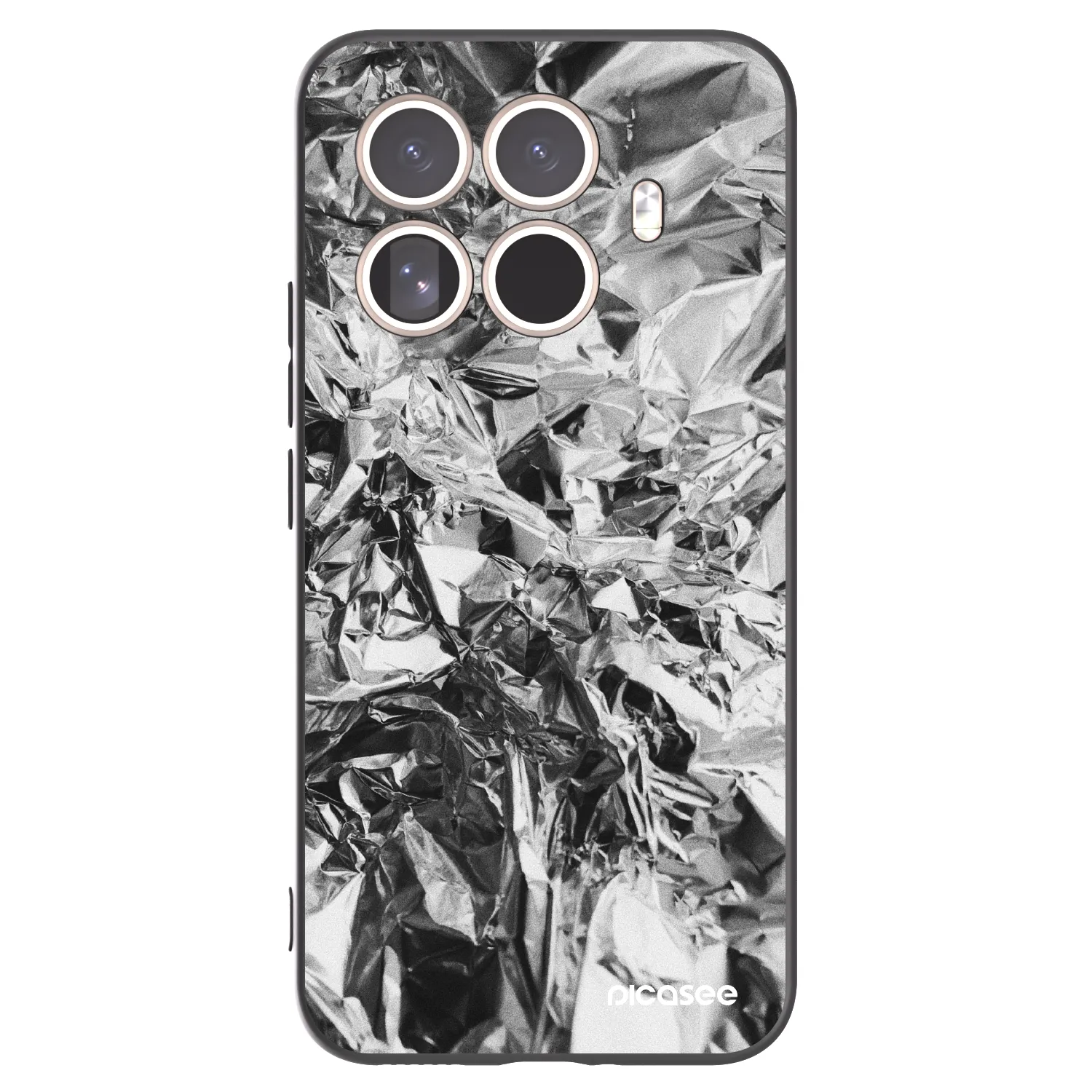 Picasee crna silikonska maskica za Xiaomi 15T Pro - Chrome