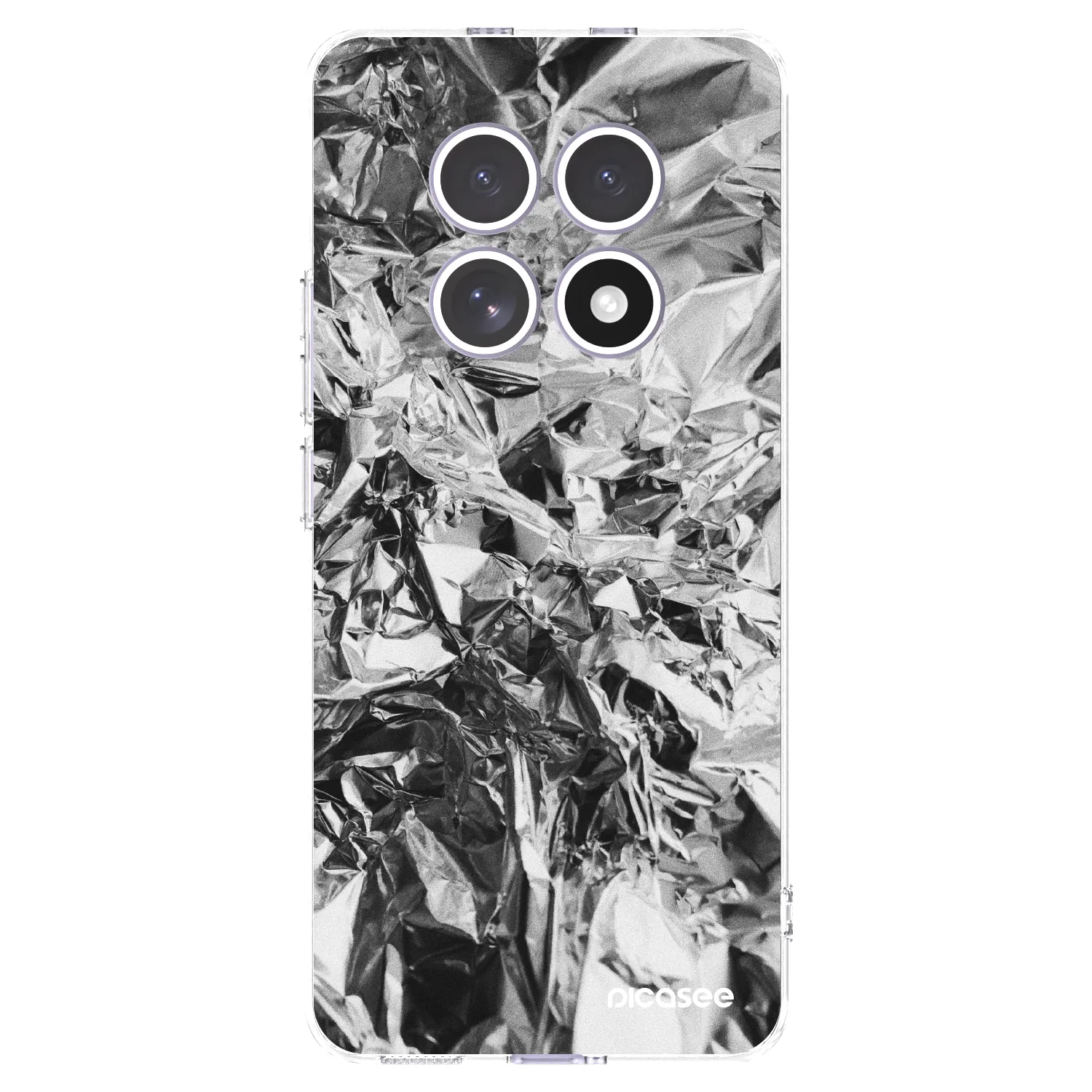 Picasee silikonska prozirna maskica za Xiaomi Redmi Note 15 - Chrome