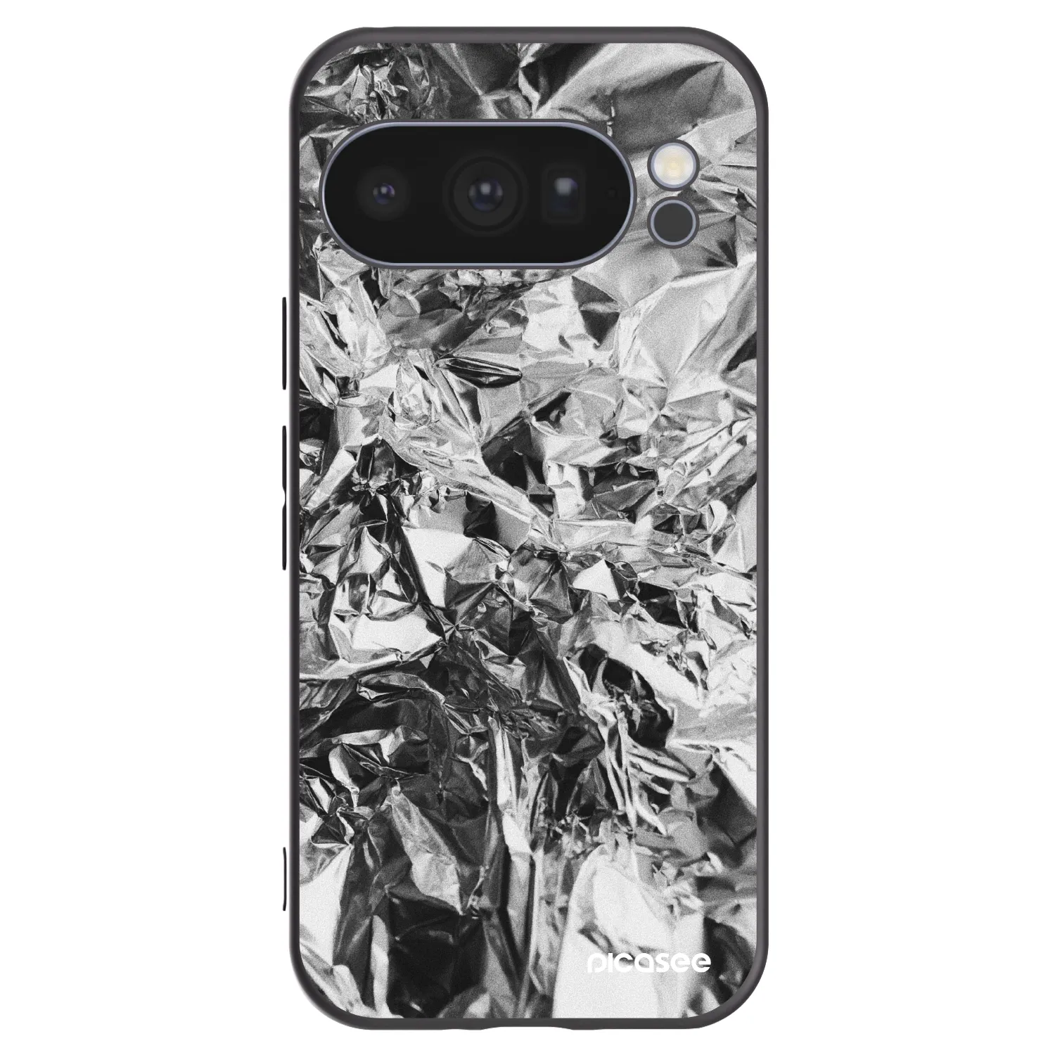 Picasee crna silikonska maskica za Google Pixel 10 Pro - Chrome