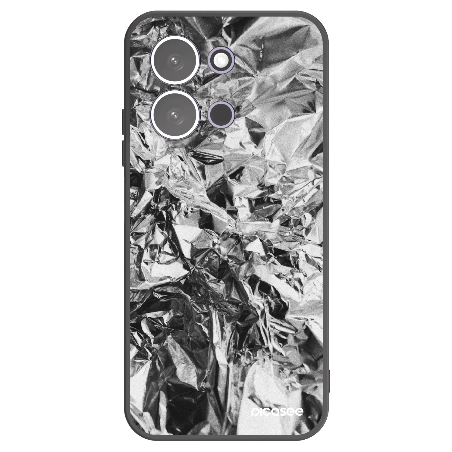 Picasee crna silikonska maskica za Xiaomi Redmi 15C 5G - Chrome