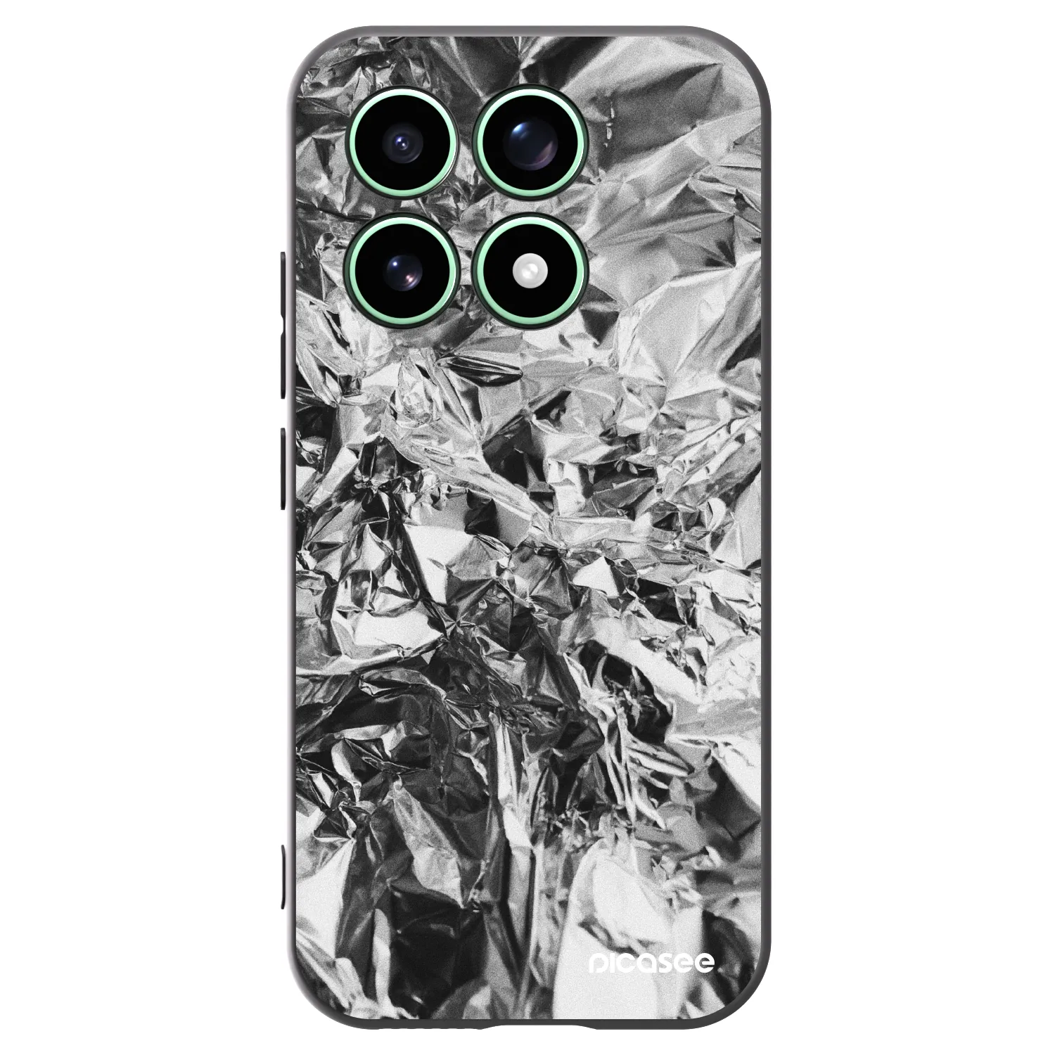 Picasee crna silikonska maskica za Xiaomi 17 - Chrome