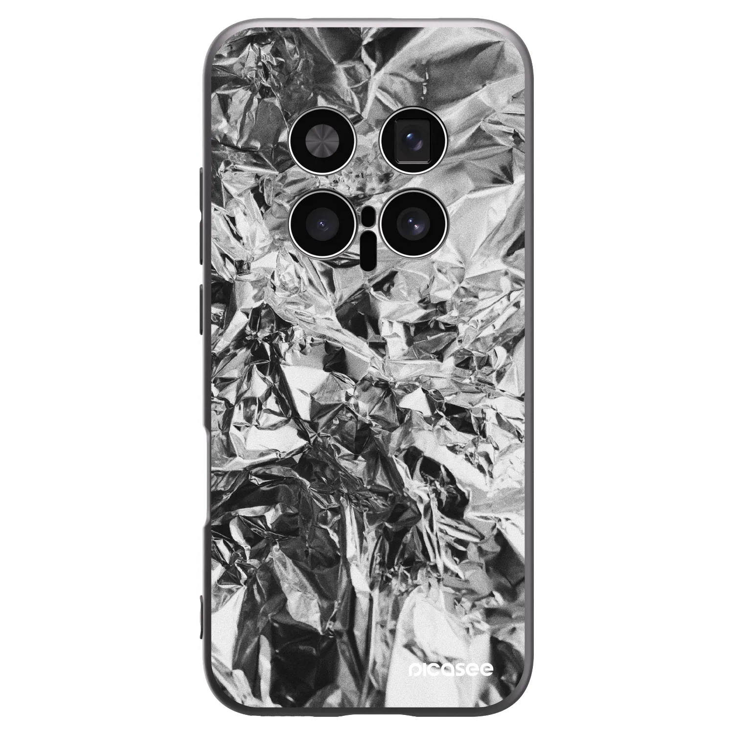 Picasee crna silikonska maskica za Honor Magic8 Pro 5G - Chrome
