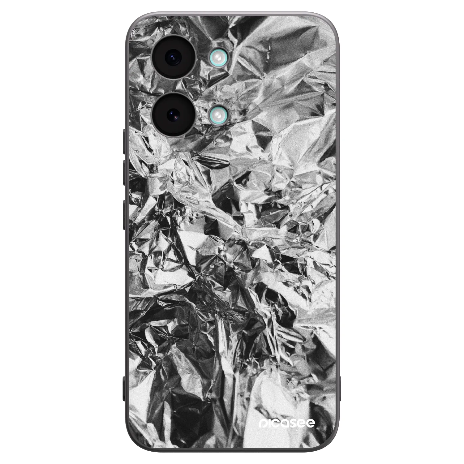 Picasee crna silikonska maskica za Xiaomi Poco X8 Pro Max - Chrome