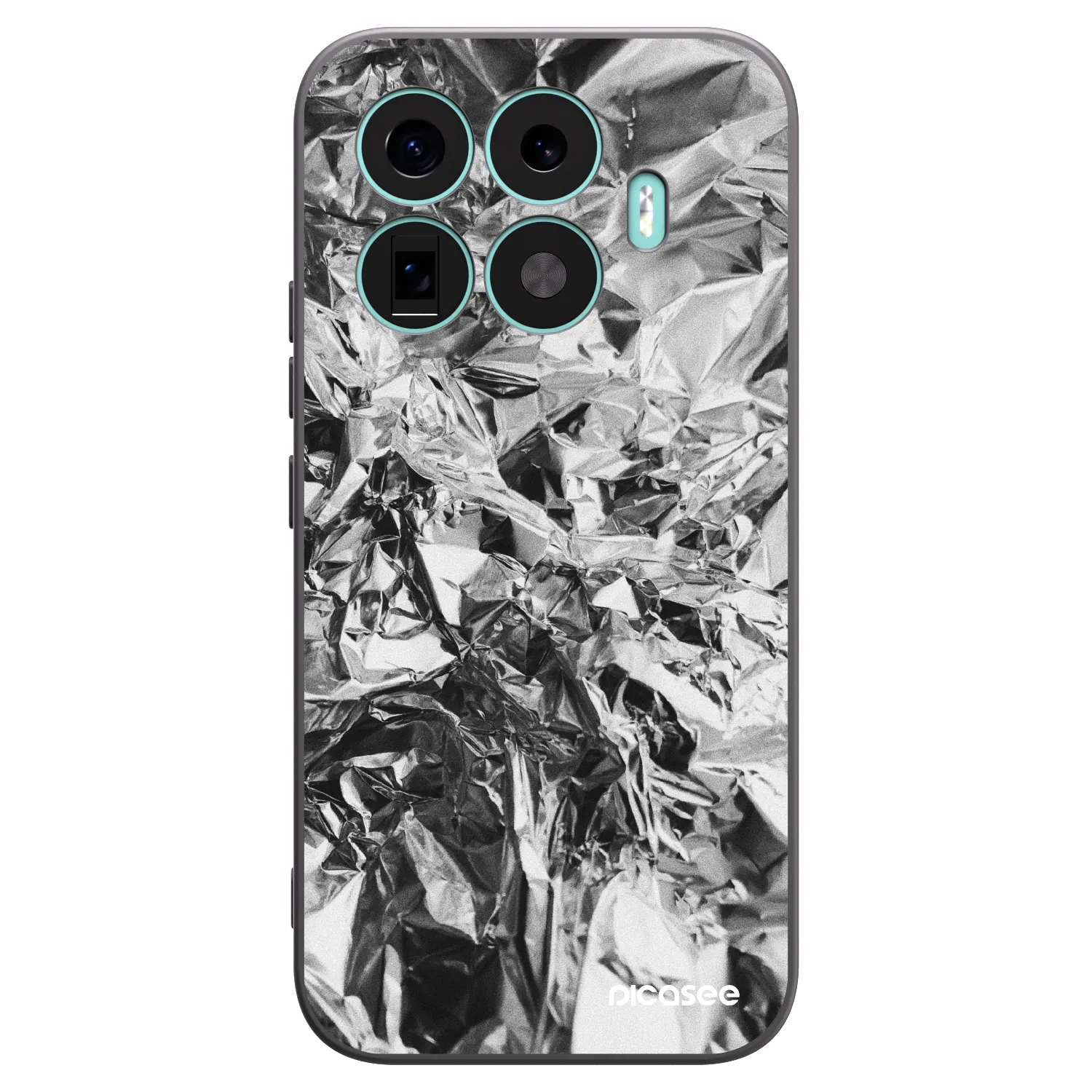 Picasee crna silikonska maskica za Xiaomi 17T - Chrome