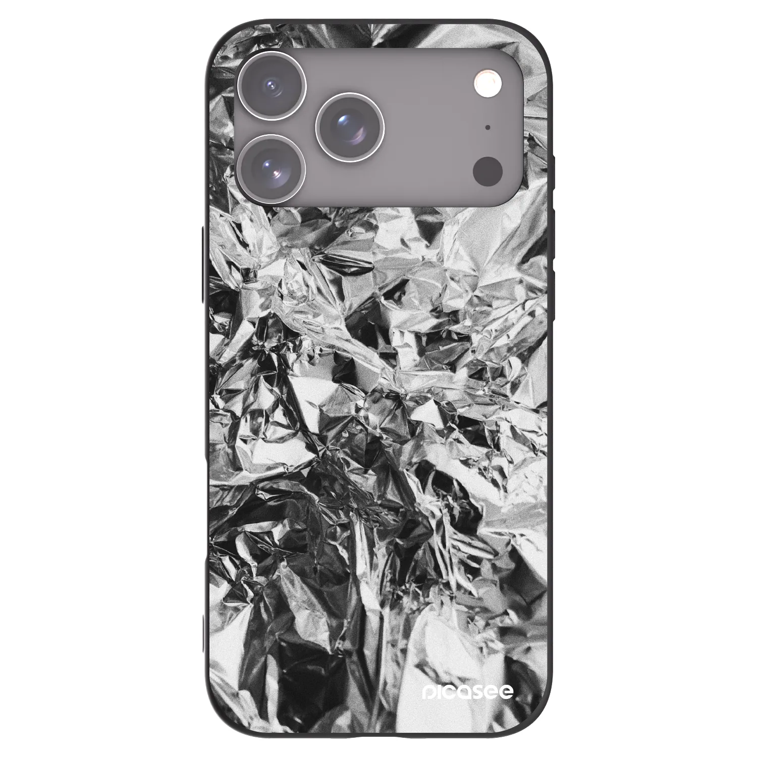 Picasee crna silikonska maskica za Apple iPhone 18 Pro Max - Chrome