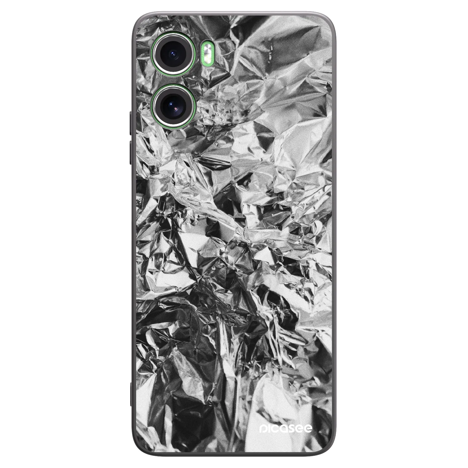 Picasee crna silikonska maskica za Motorola Moto G06 - Chrome