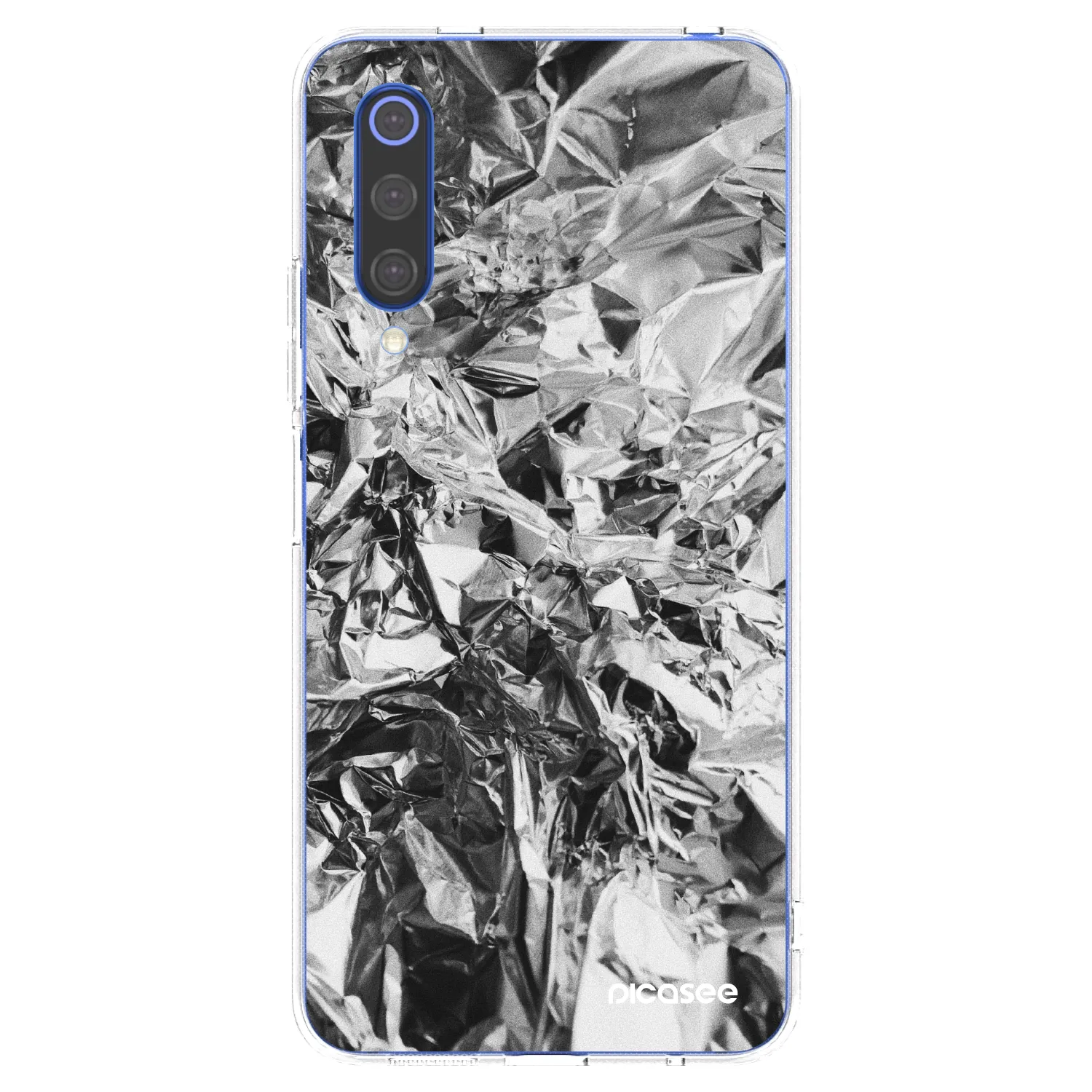 Picasee silikonska prozirna maskica za Xiaomi Mi 9 SE - Chrome