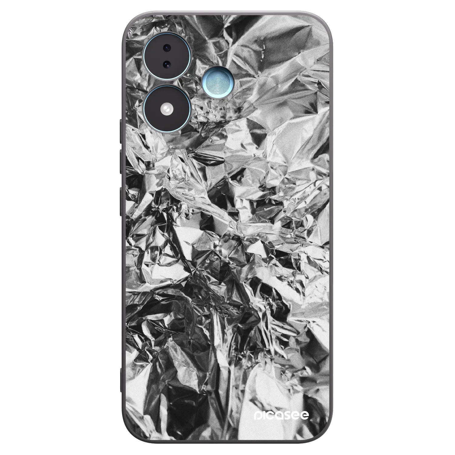 Picasee crna silikonska maskica za Xiaomi Redmi Note 17 5G - Chrome