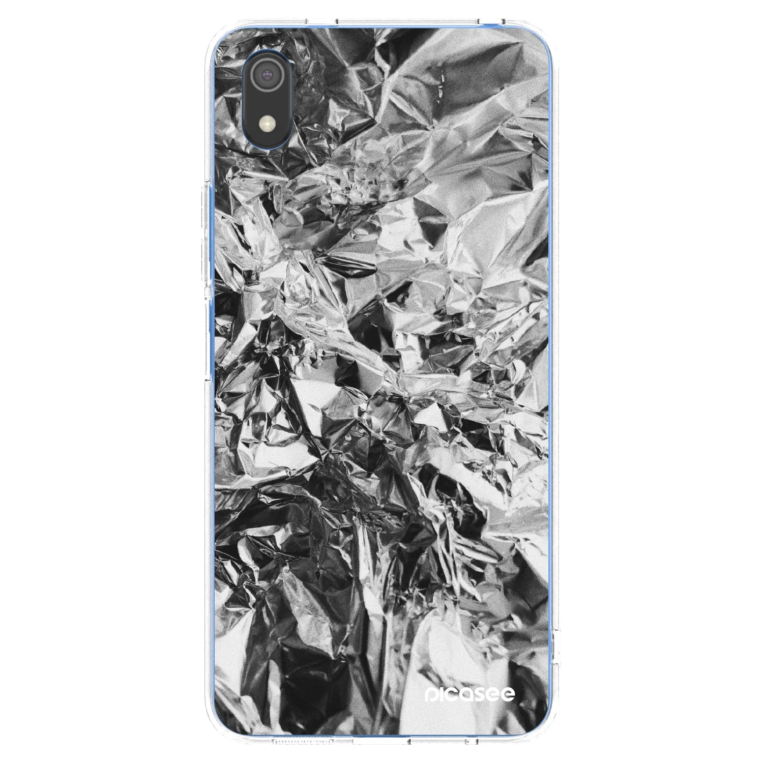 Picasee silikonska prozirna maskica za Xiaomi Redmi 7A - Chrome