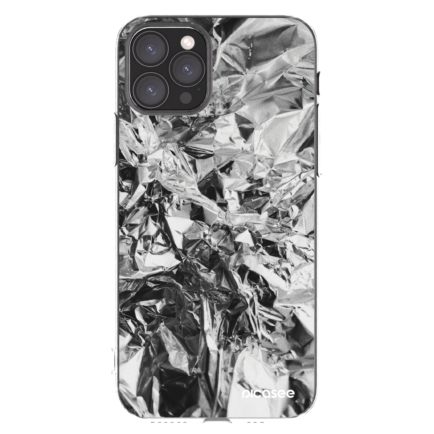 Picasee silikonska prozirna maskica za Apple iPhone 11 Pro - Chrome