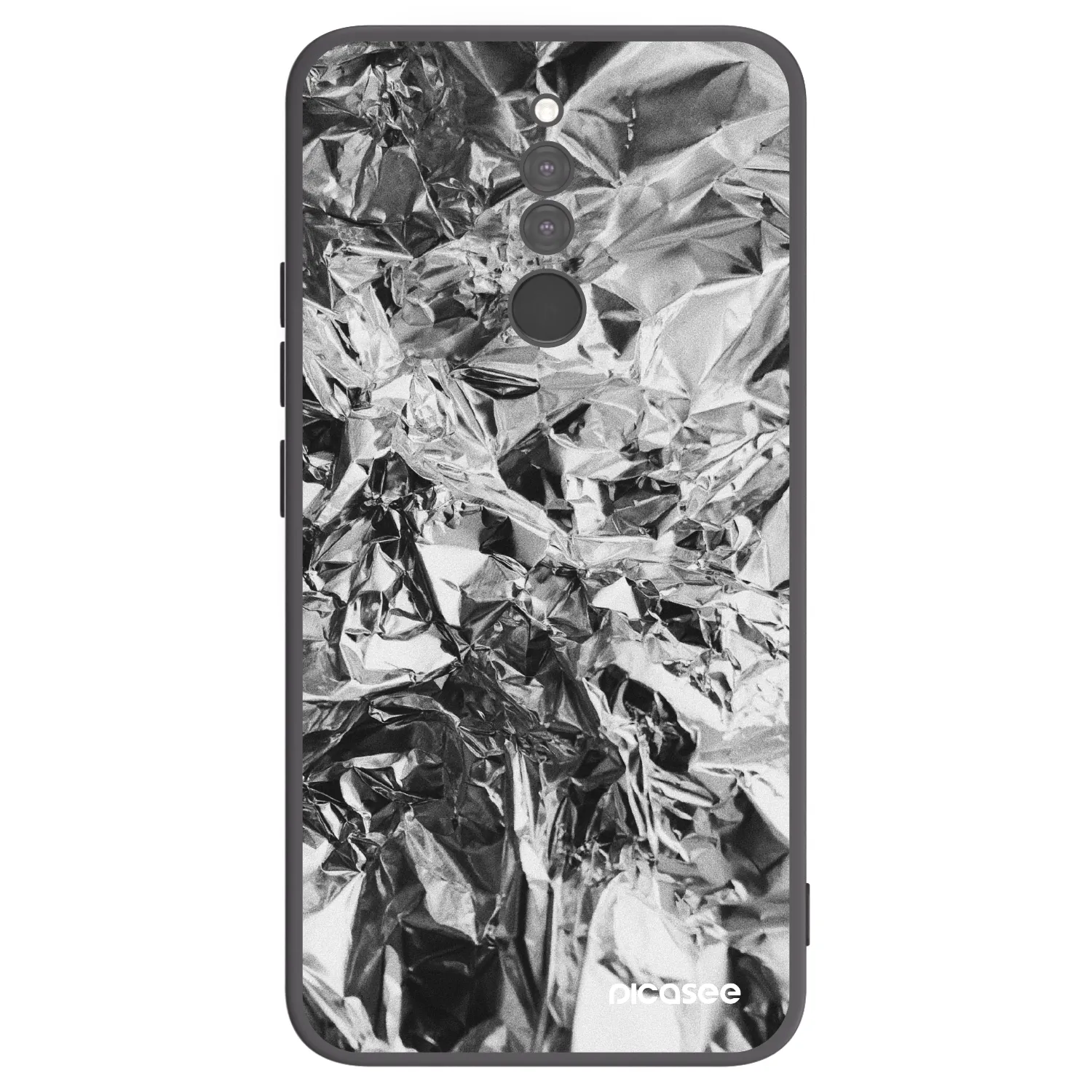 Picasee crna silikonska maskica za Xiaomi Redmi 8 - Chrome