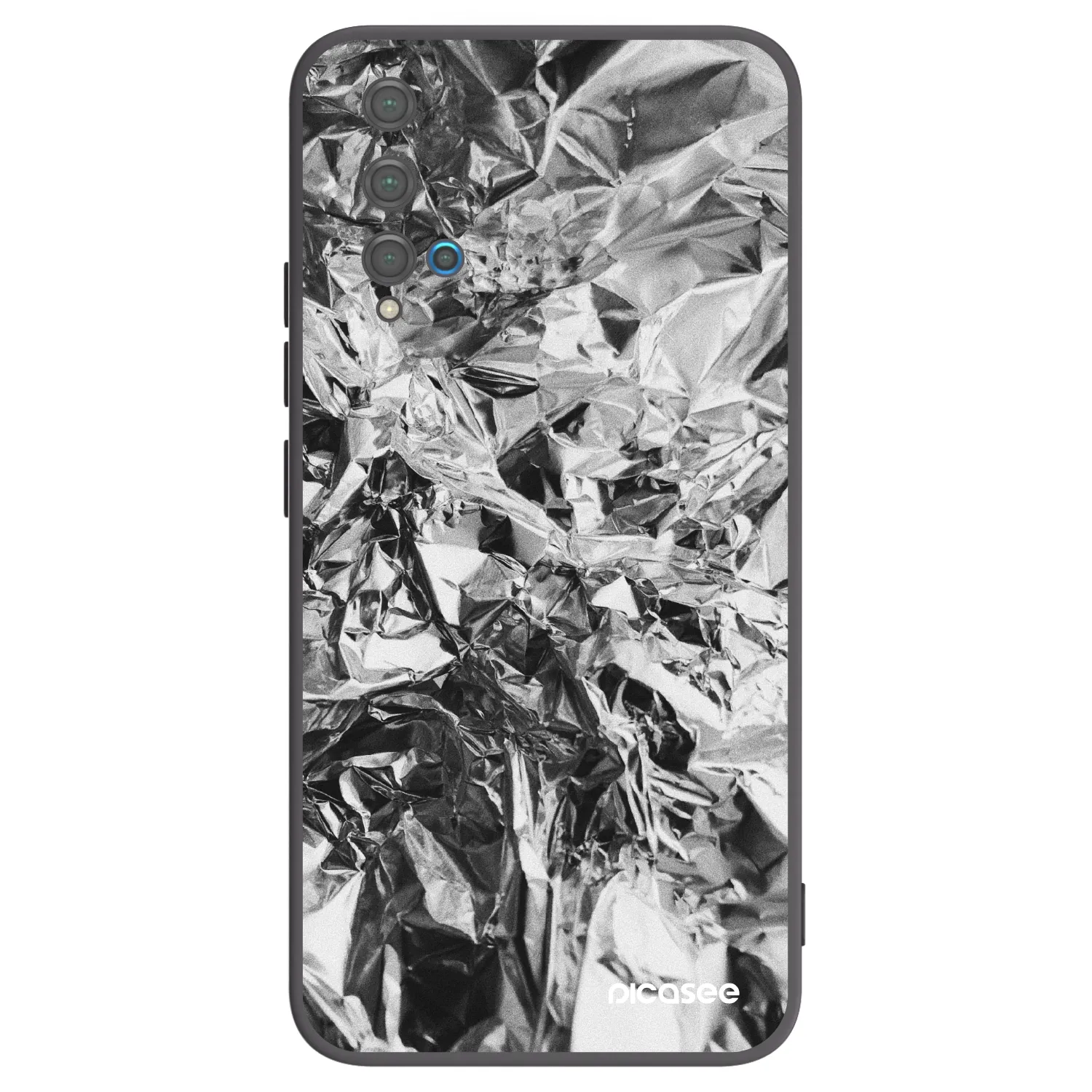 Picasee crna silikonska maskica za Huawei Nova 5T - Chrome