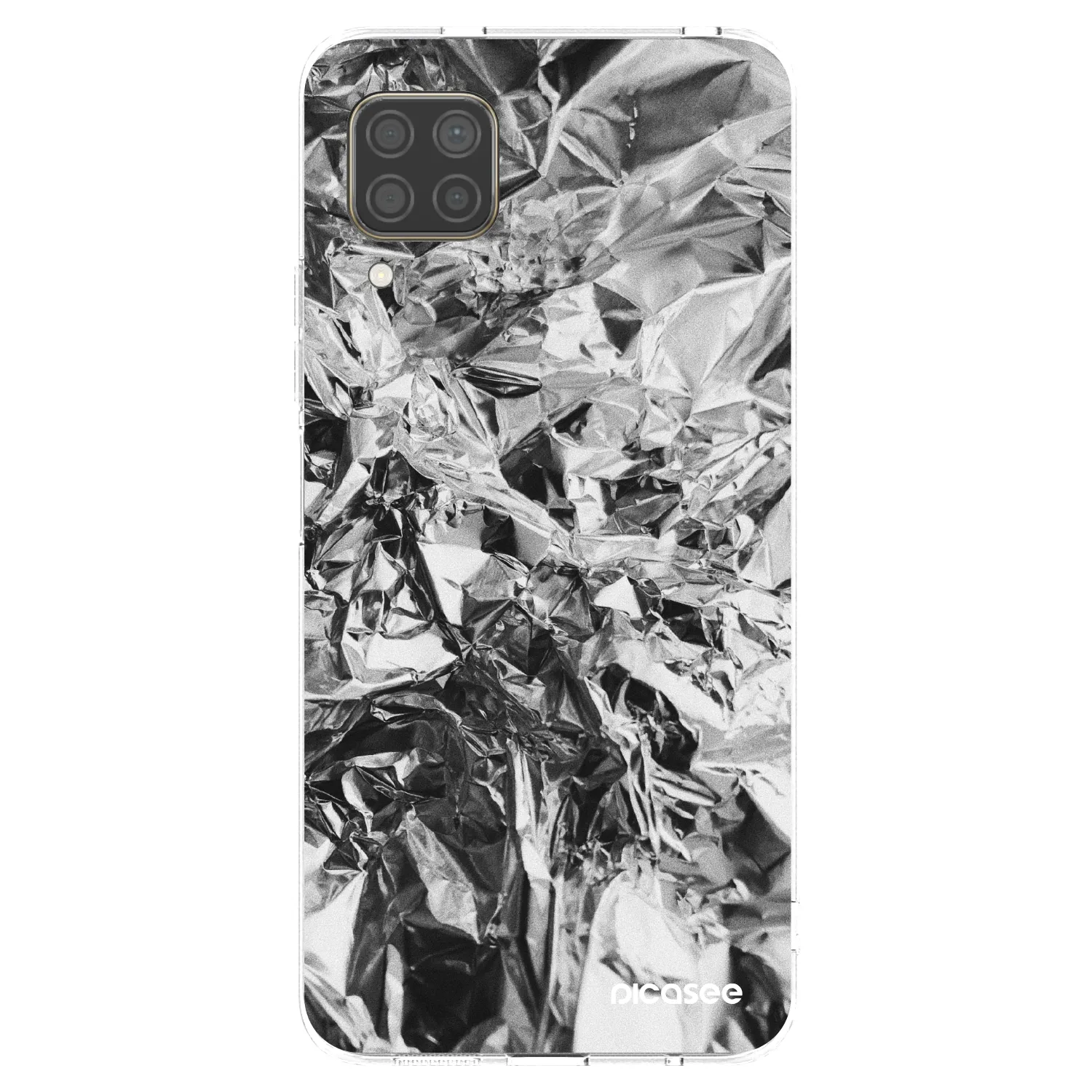 Picasee silikonska prozirna maskica za Huawei P40 Lite - Chrome