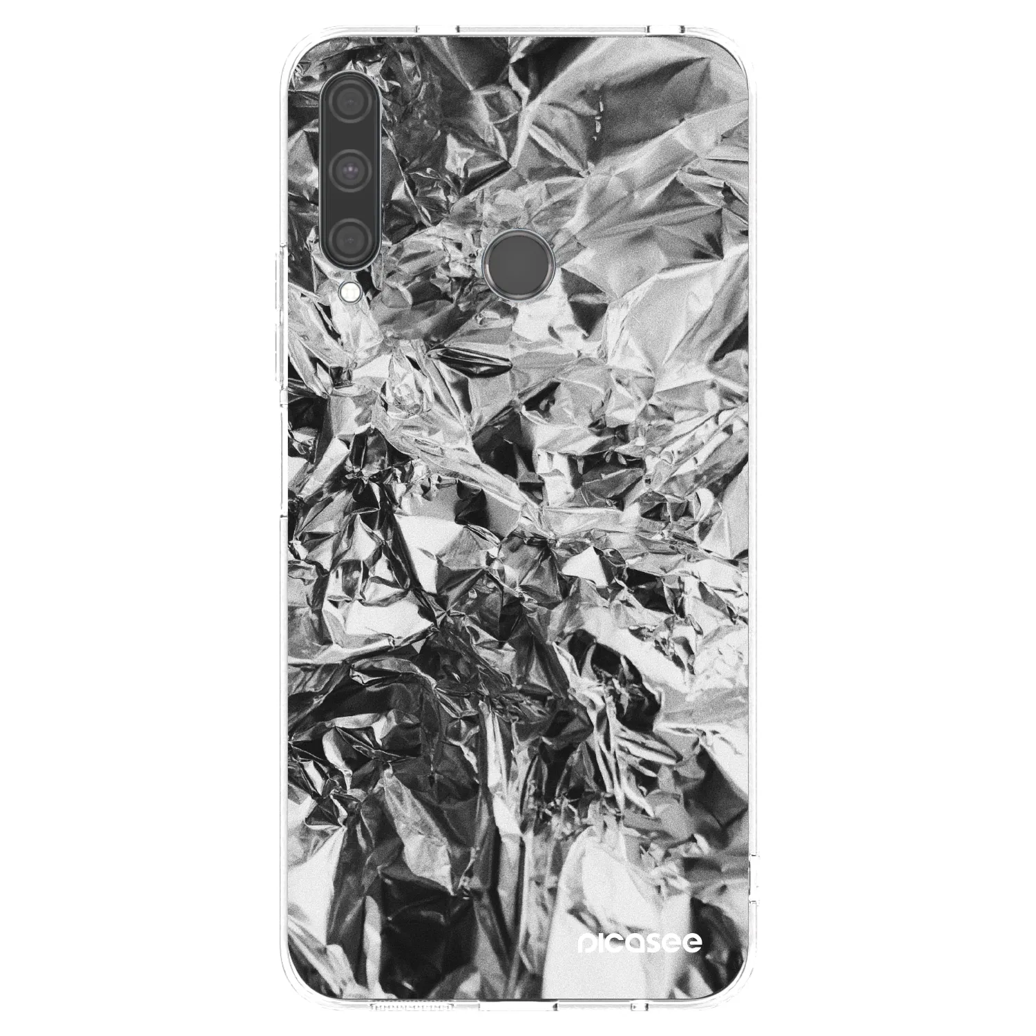 Picasee silikonska prozirna maskica za Huawei P40 Lite E - Chrome