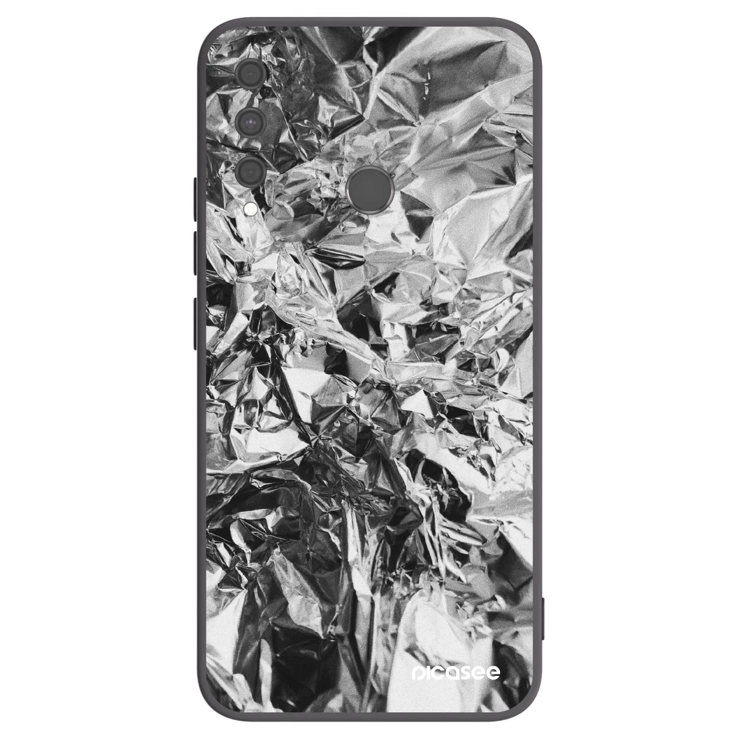 Picasee crna silikonska maskica za Huawei P40 Lite E - Chrome