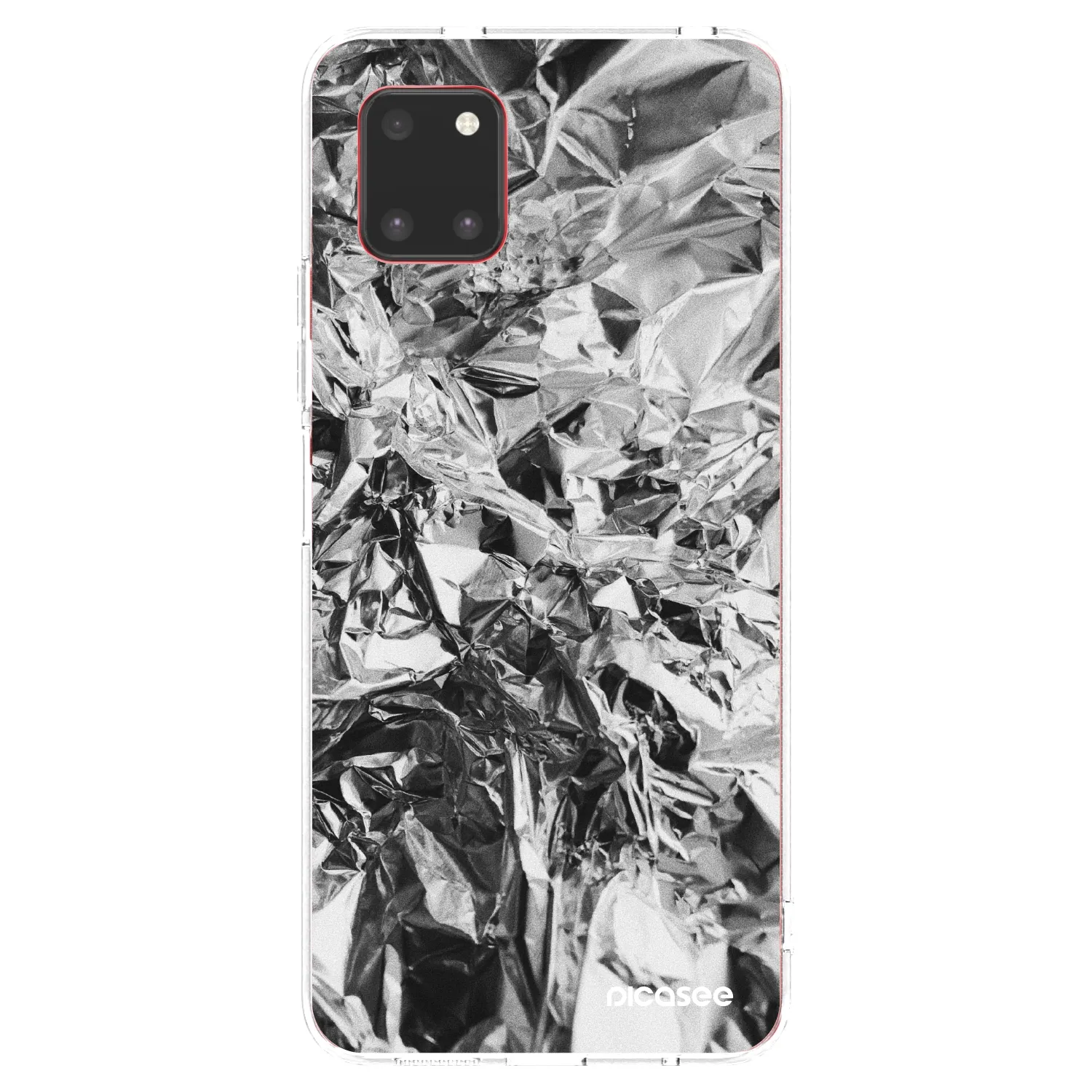 Picasee silikonska prozirna maskica za Samsung Galaxy Note 10 Lite N770F - Chrome