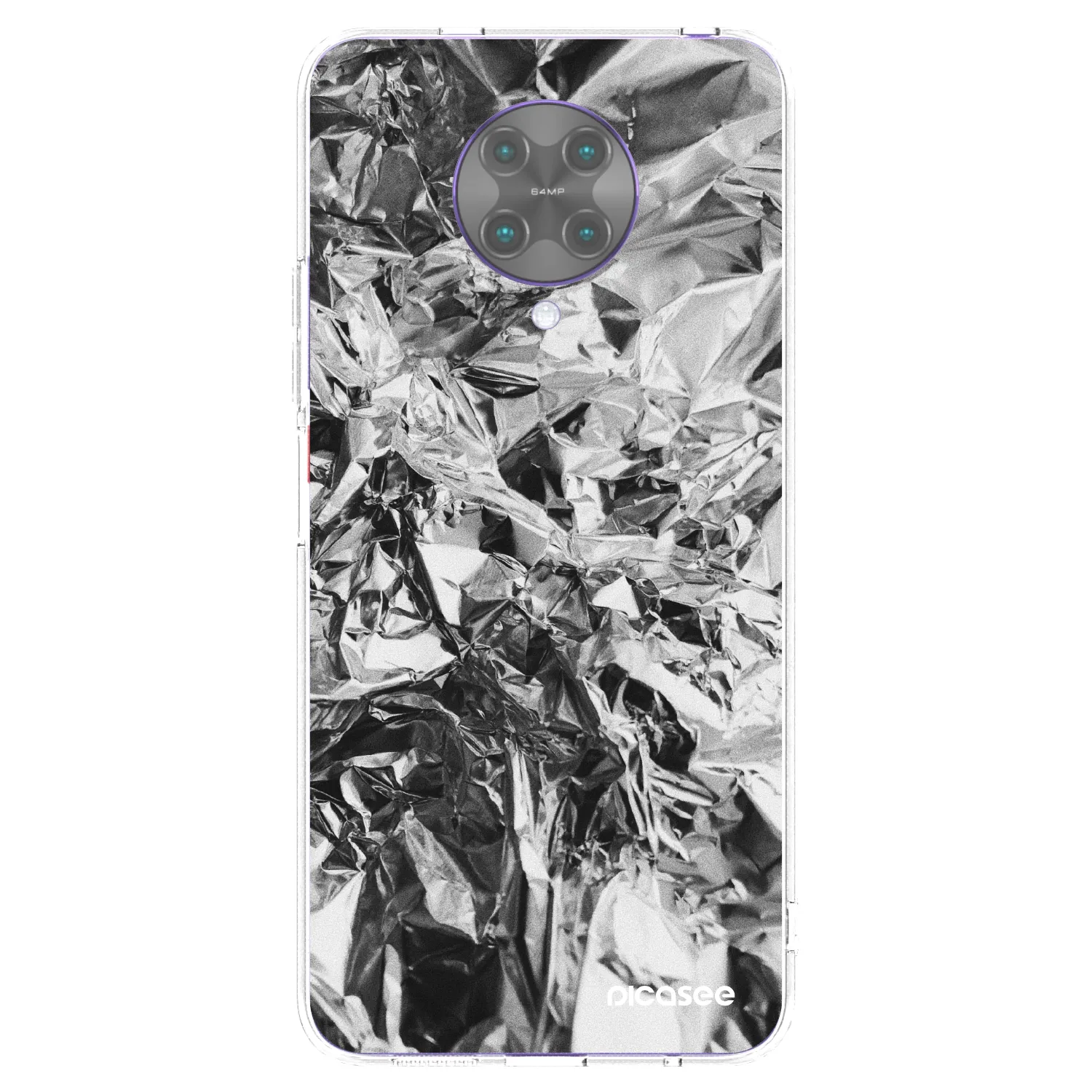 Picasee silikonska prozirna maskica za Xiaomi Poco F2 Pro - Chrome