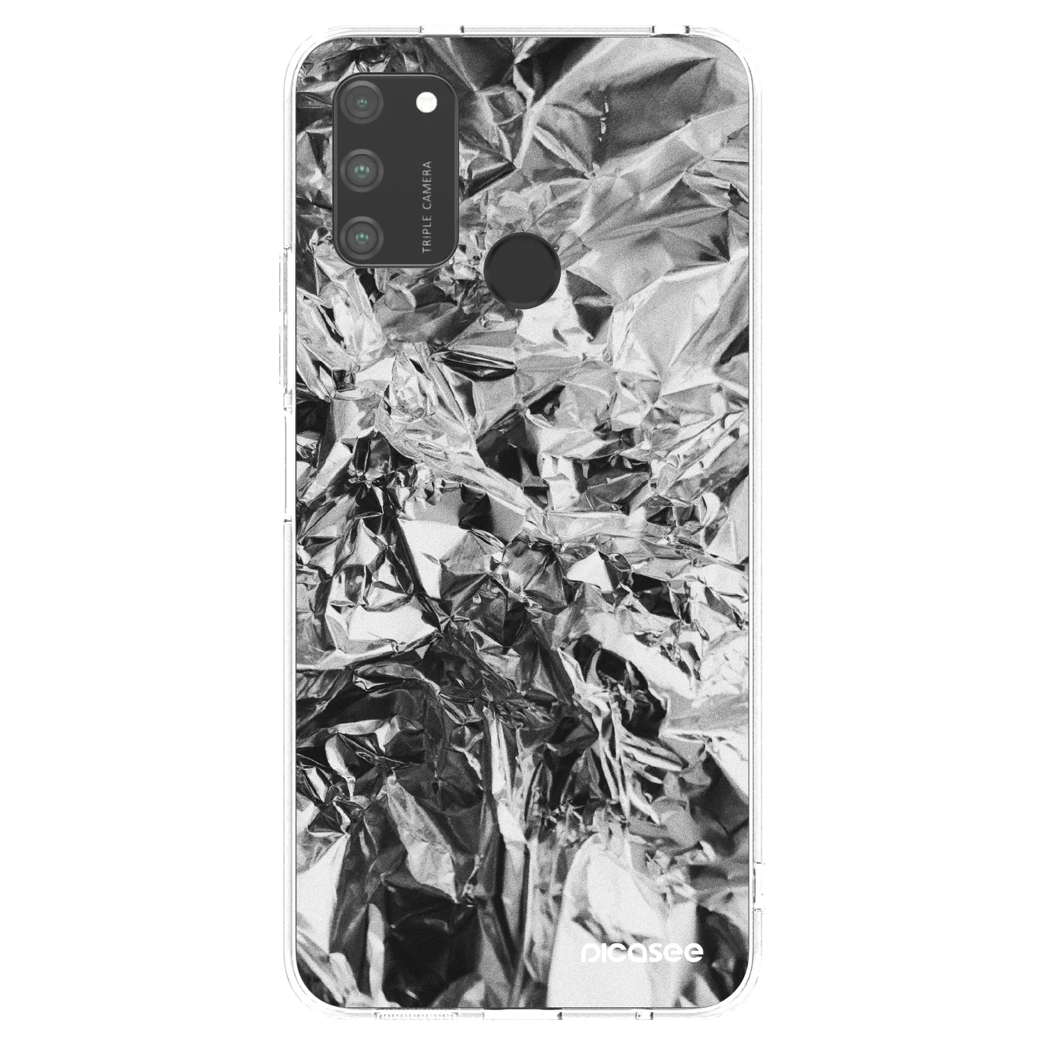 Picasee silikonska prozirna maskica za Honor 9A - Chrome