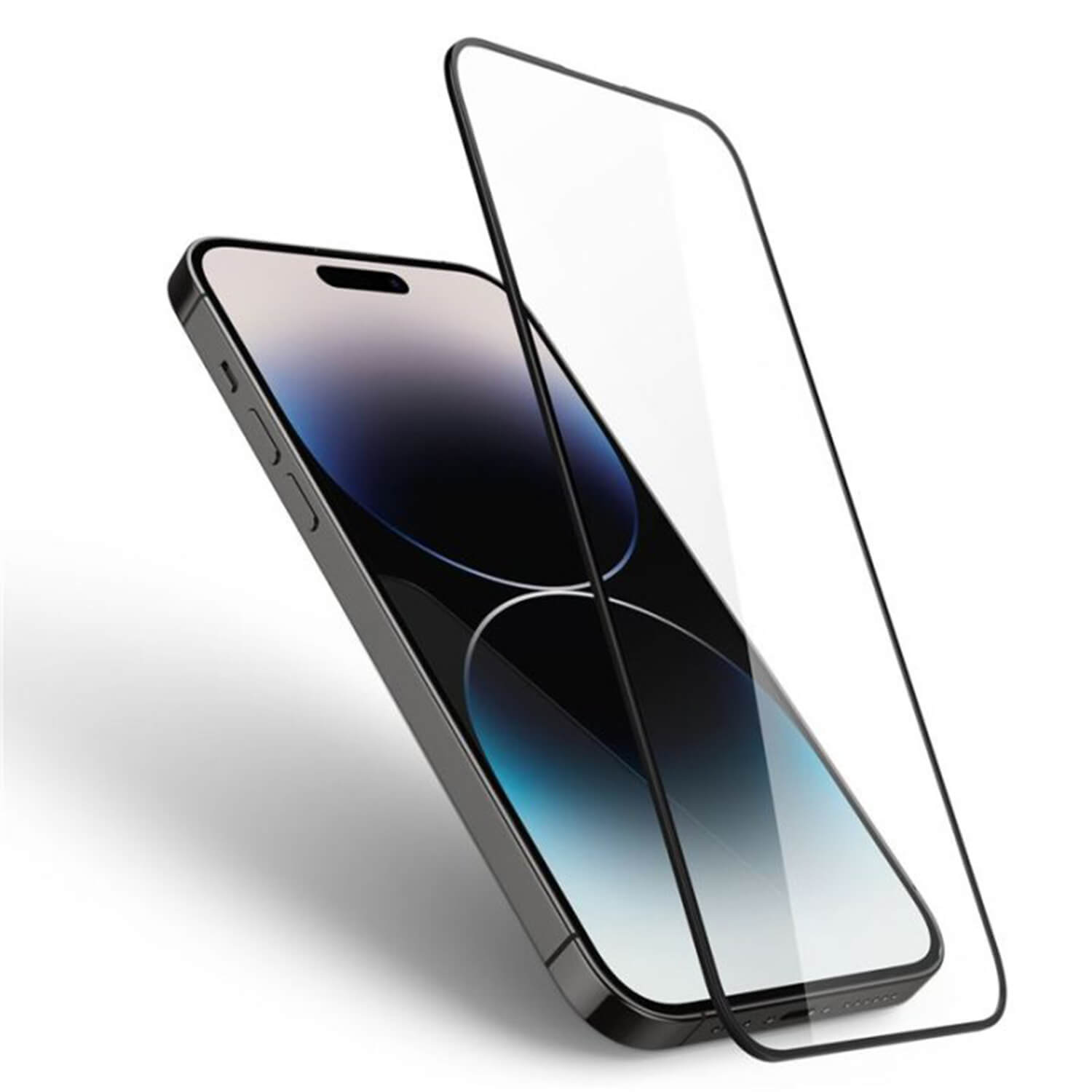 3x Picasee 3D zaštitno kaljeno staklo s okvirom za Apple iPhone 16 - crne boje - 2+1 gratis