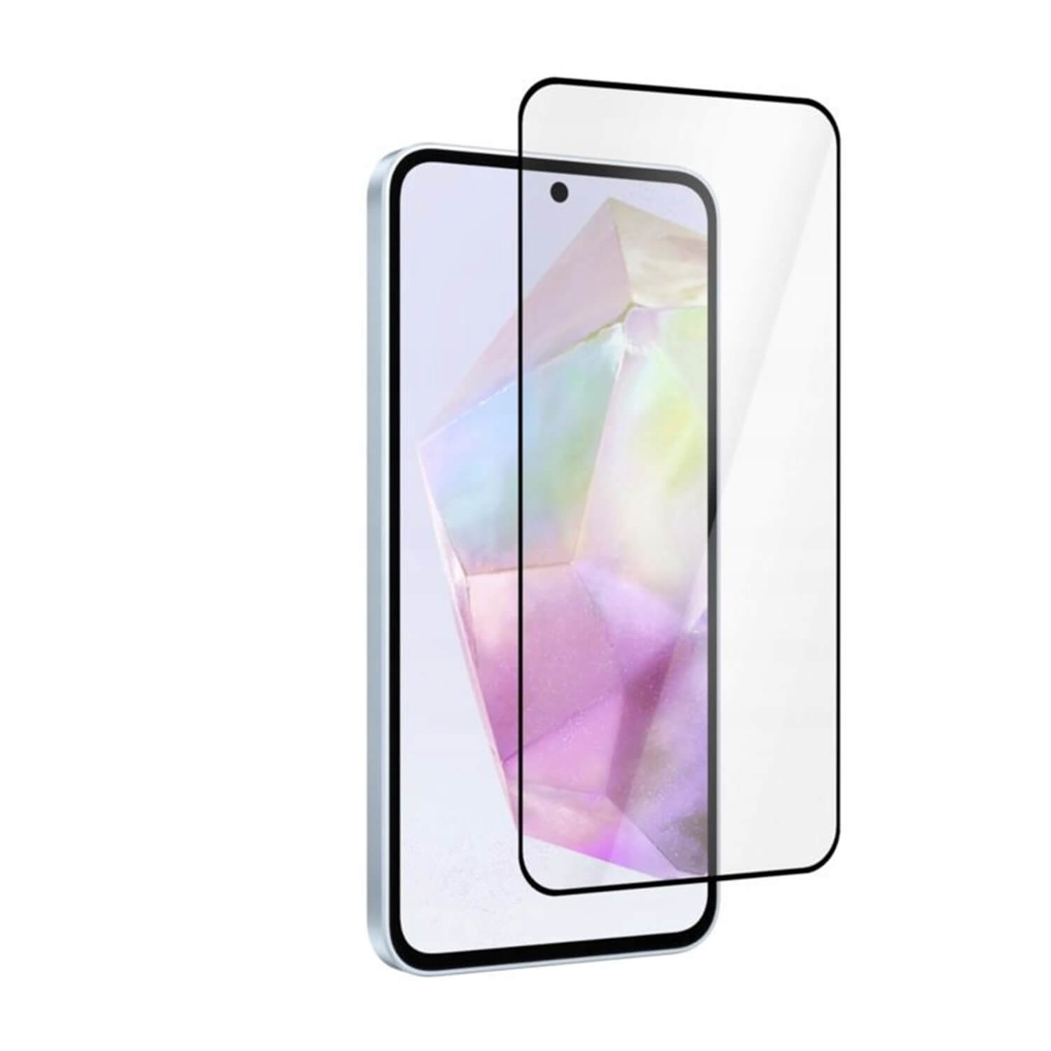 Picasee 3D zaštitno kaljeno staklo s okvirom za Samsung Galaxy A36 5G - crne boje