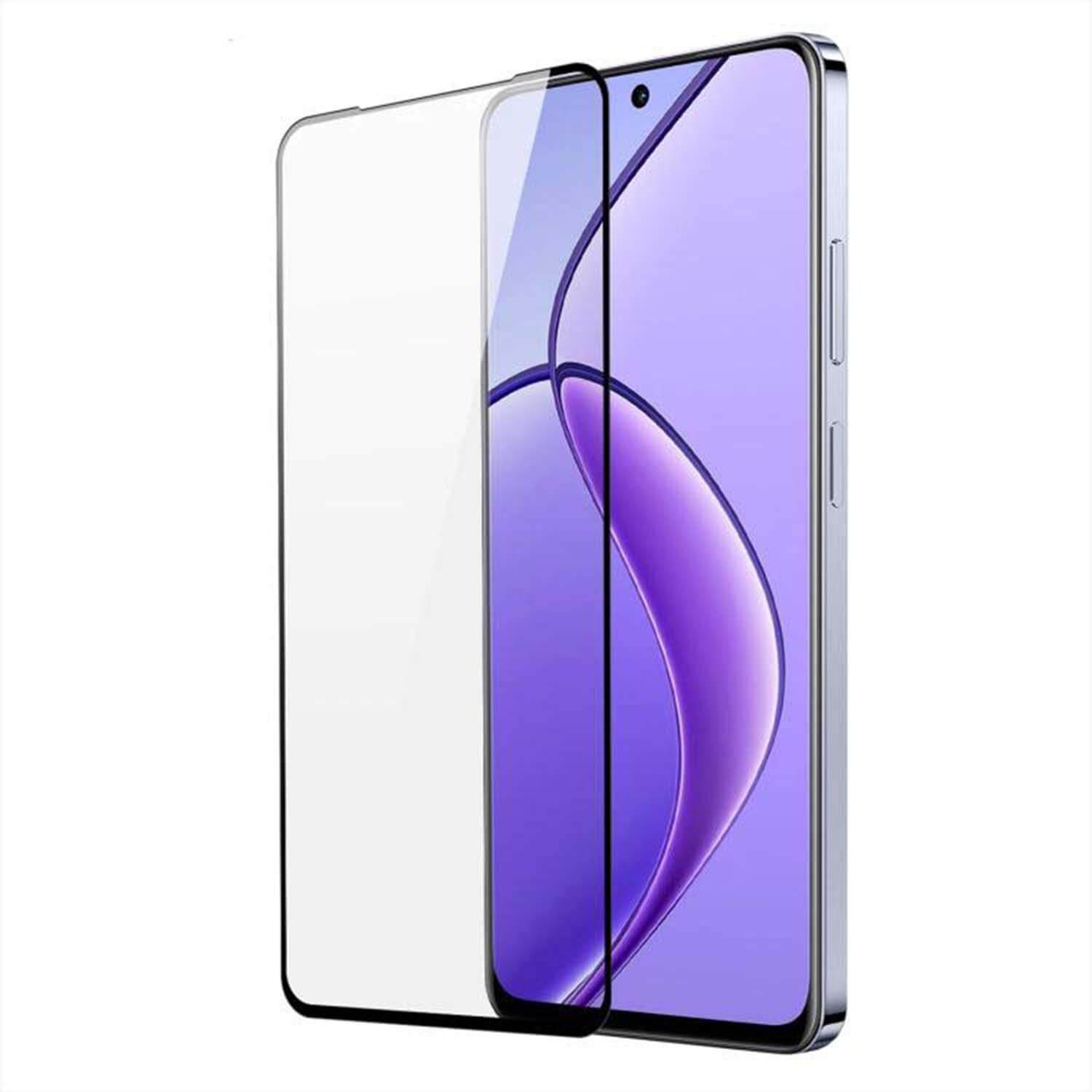 Picasee 3D zaštitno kaljeno staklo sa savijenim rubovima, za Xiaomi Poco C75 - crne boje