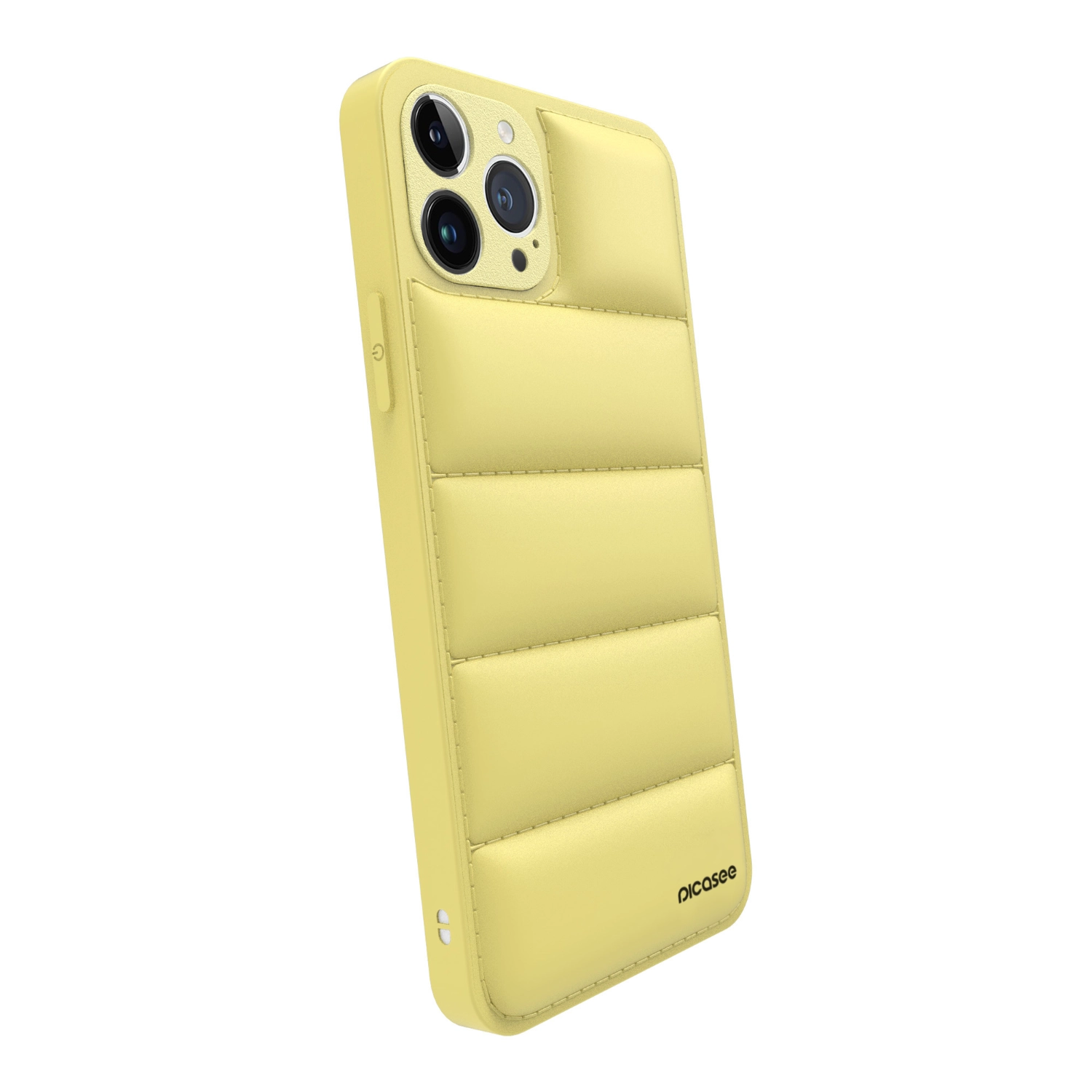 Picasee Puffer case pro Apple iPhone 15 Pro - Picasee Puffer - Žuta