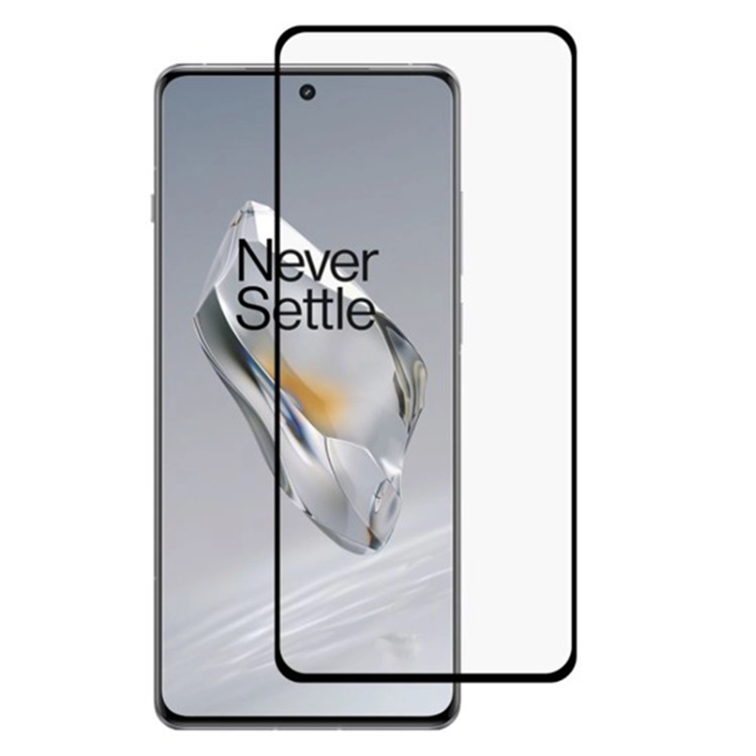 3x Picasee 3D zaštitno kaljeno staklo s okvirom za OnePlus 13R 5G - crne boje - 2+1 gratis
